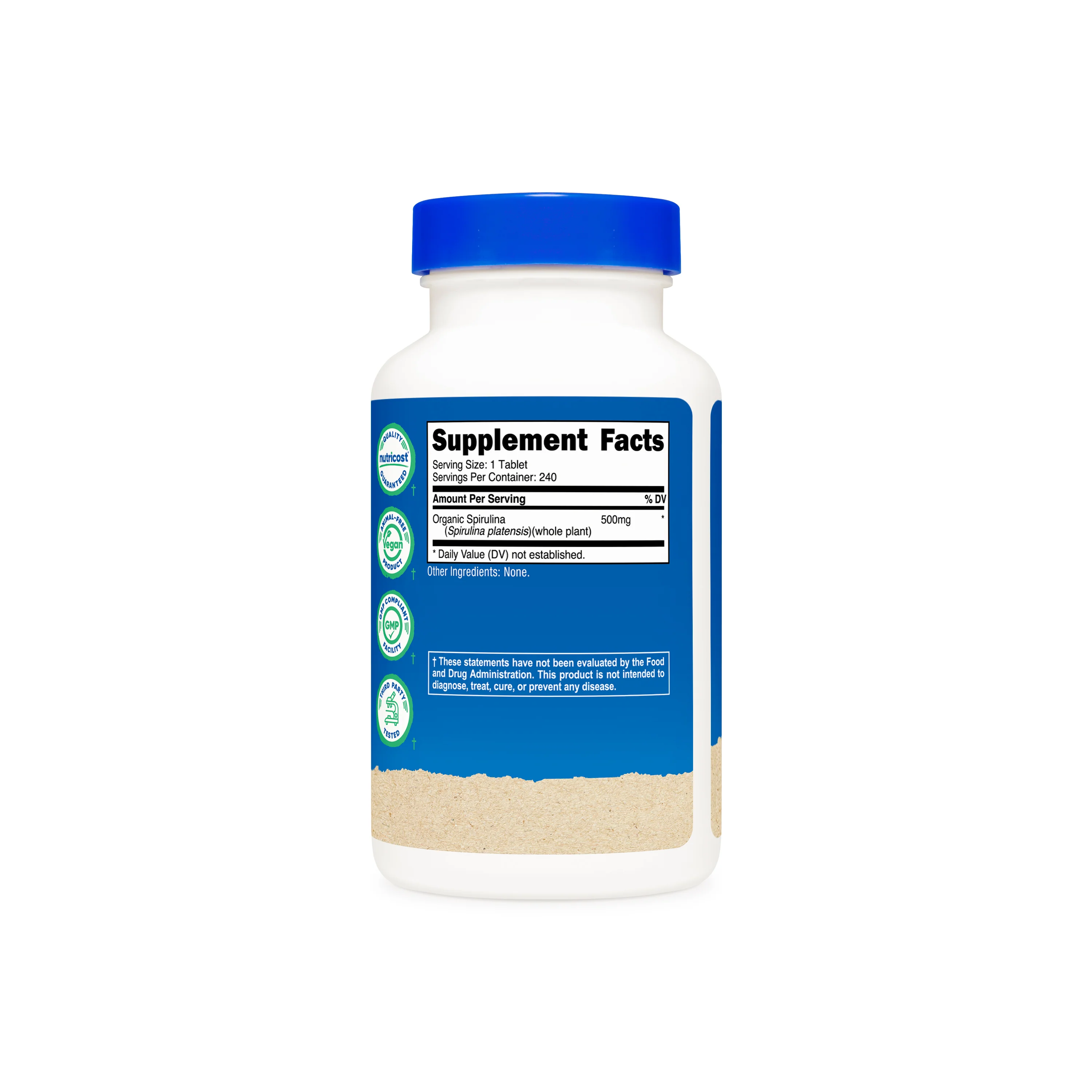Nutricost Organic Spirulina Tablets - Image 3