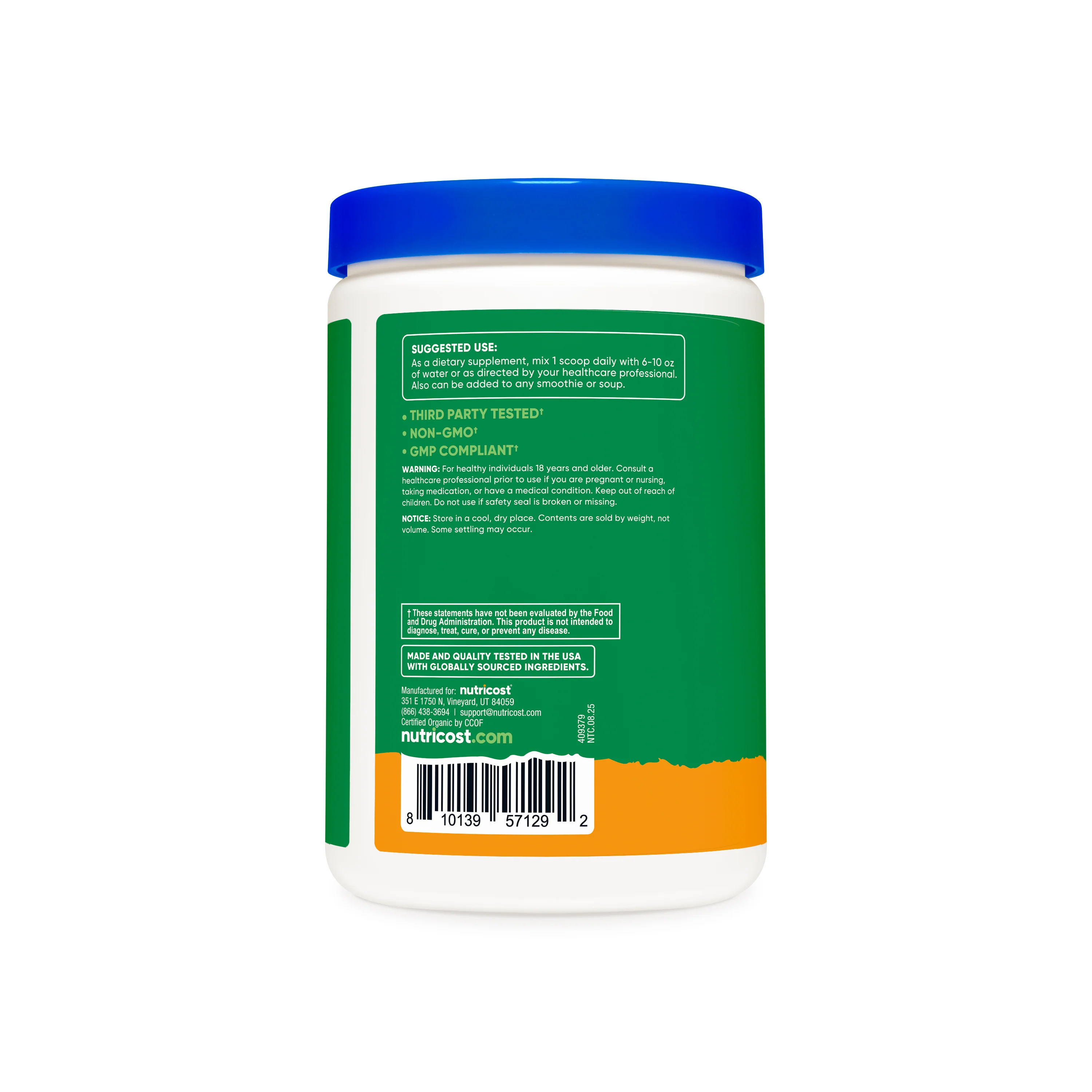Nutricost Organic Super Greens Powder - Image 8