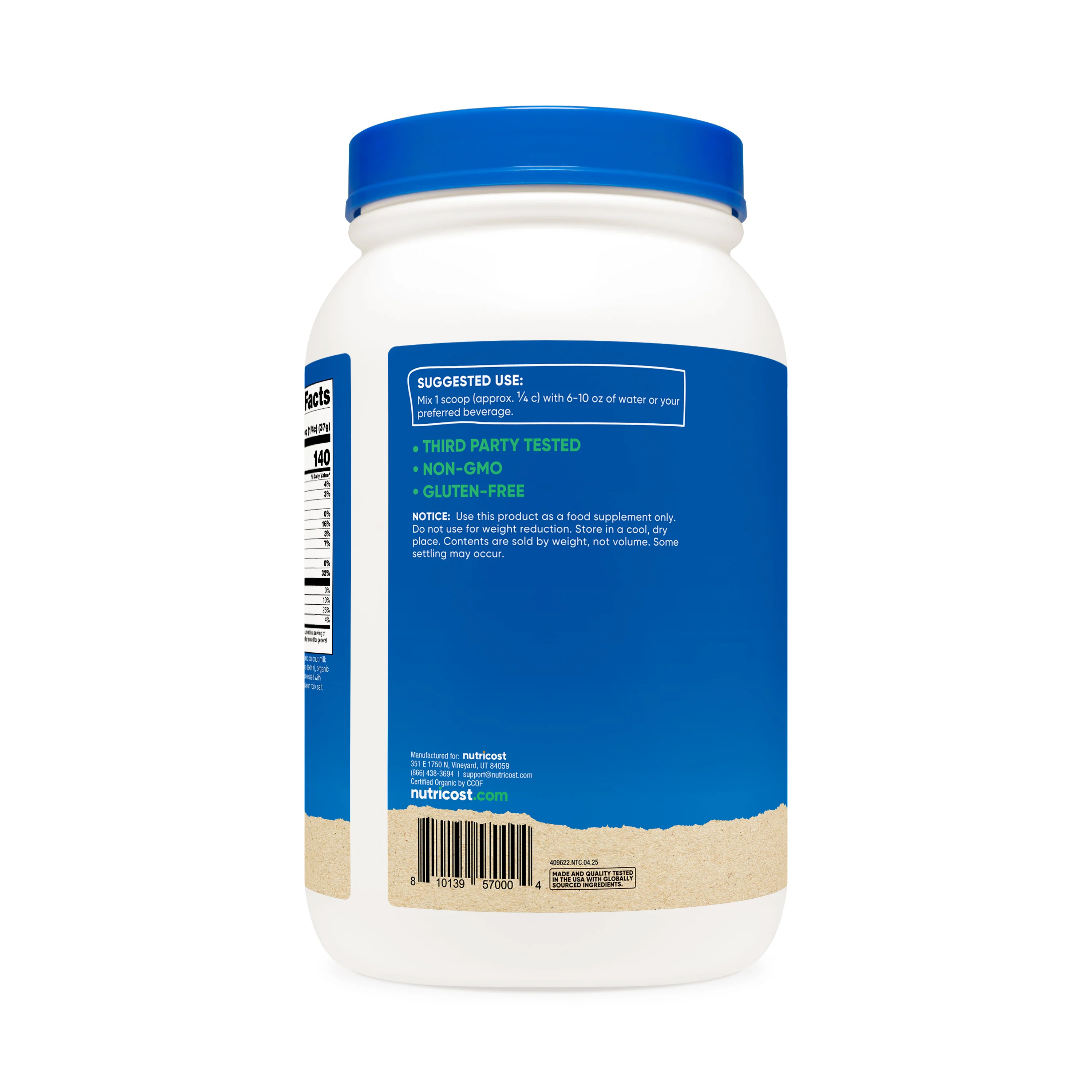 Nutricost Organic Vegan Protein Powder - Image 11