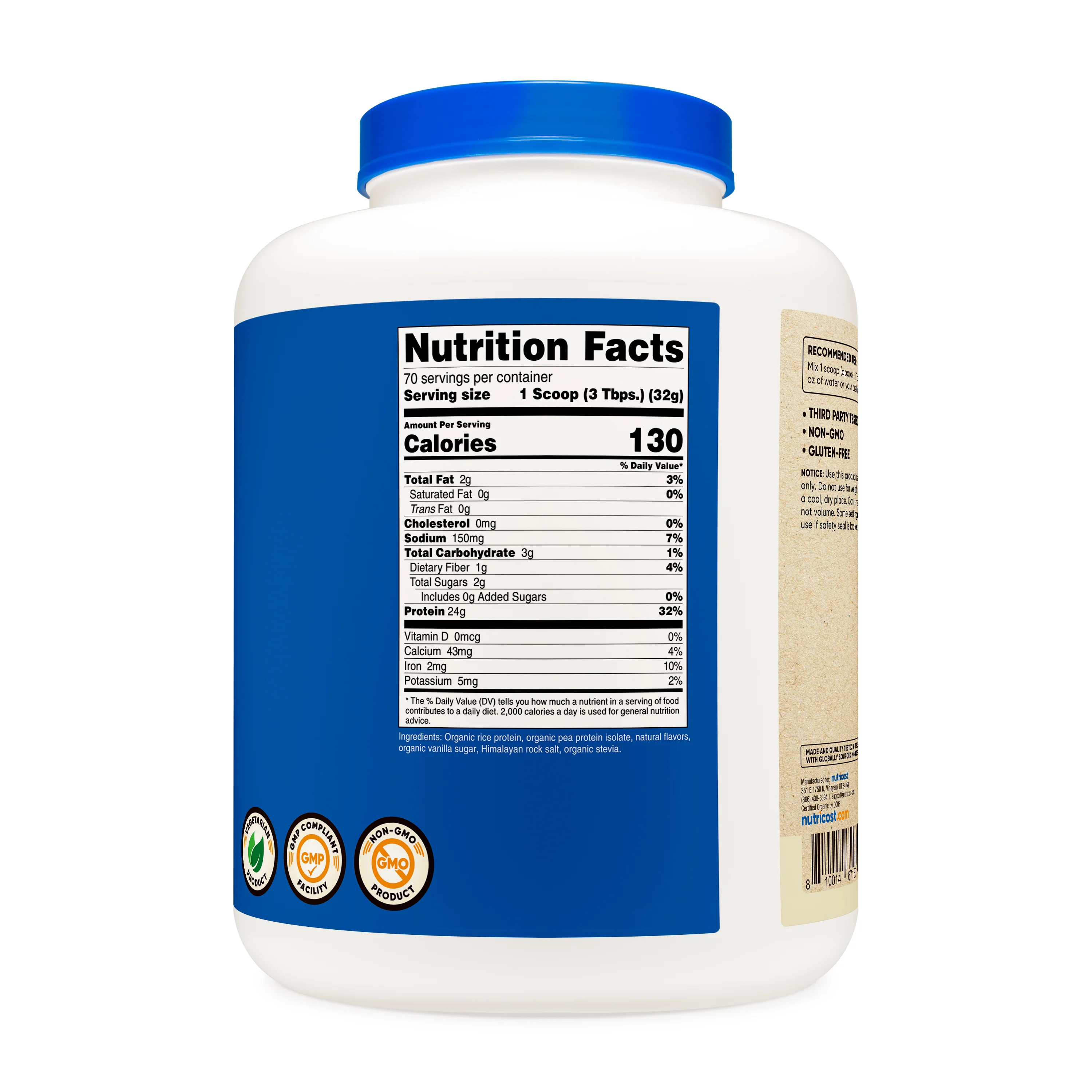 Nutricost Organic Vegan Protein Powder - Image 6