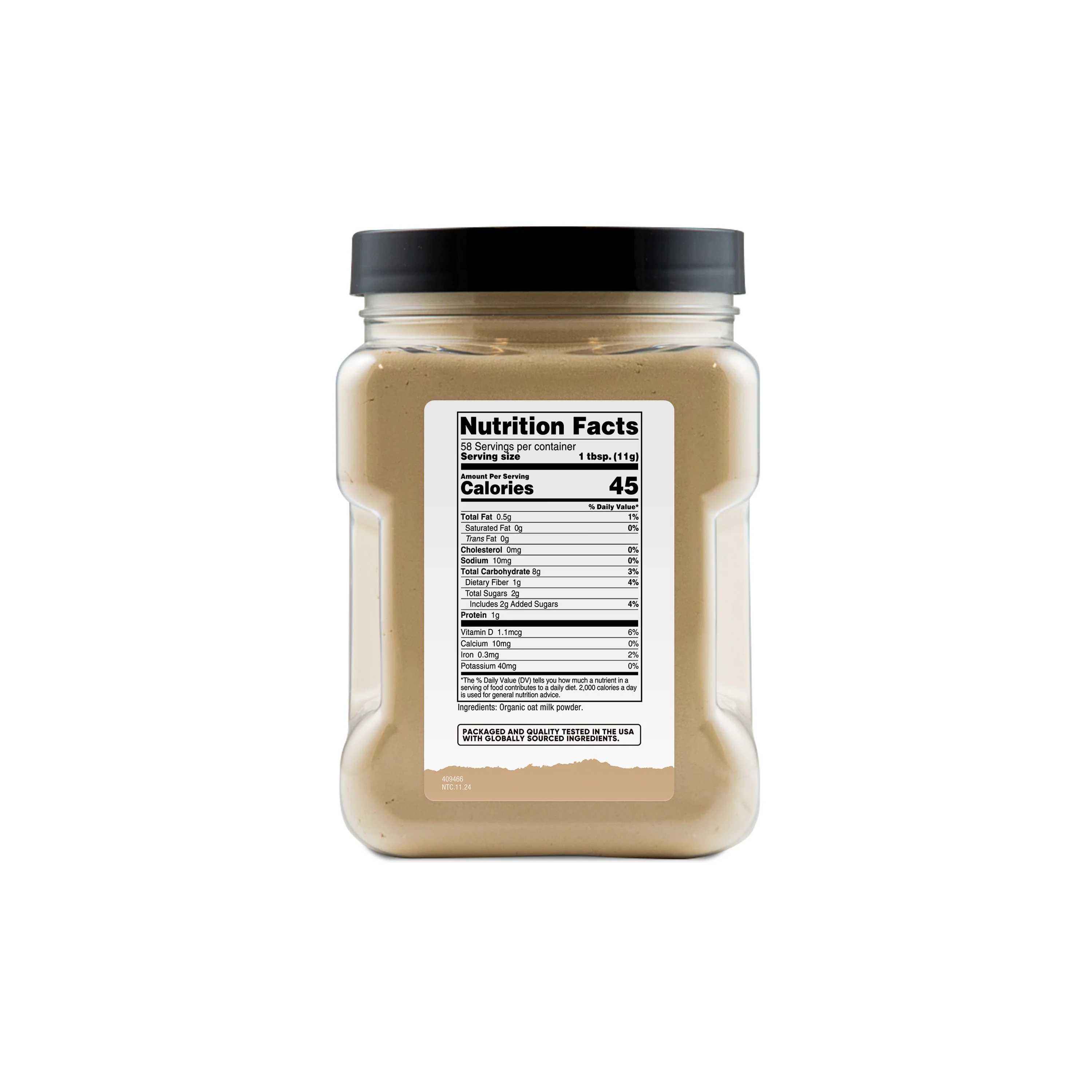 Nutricost Pantry Organic Oat Milk Powder - Image 2