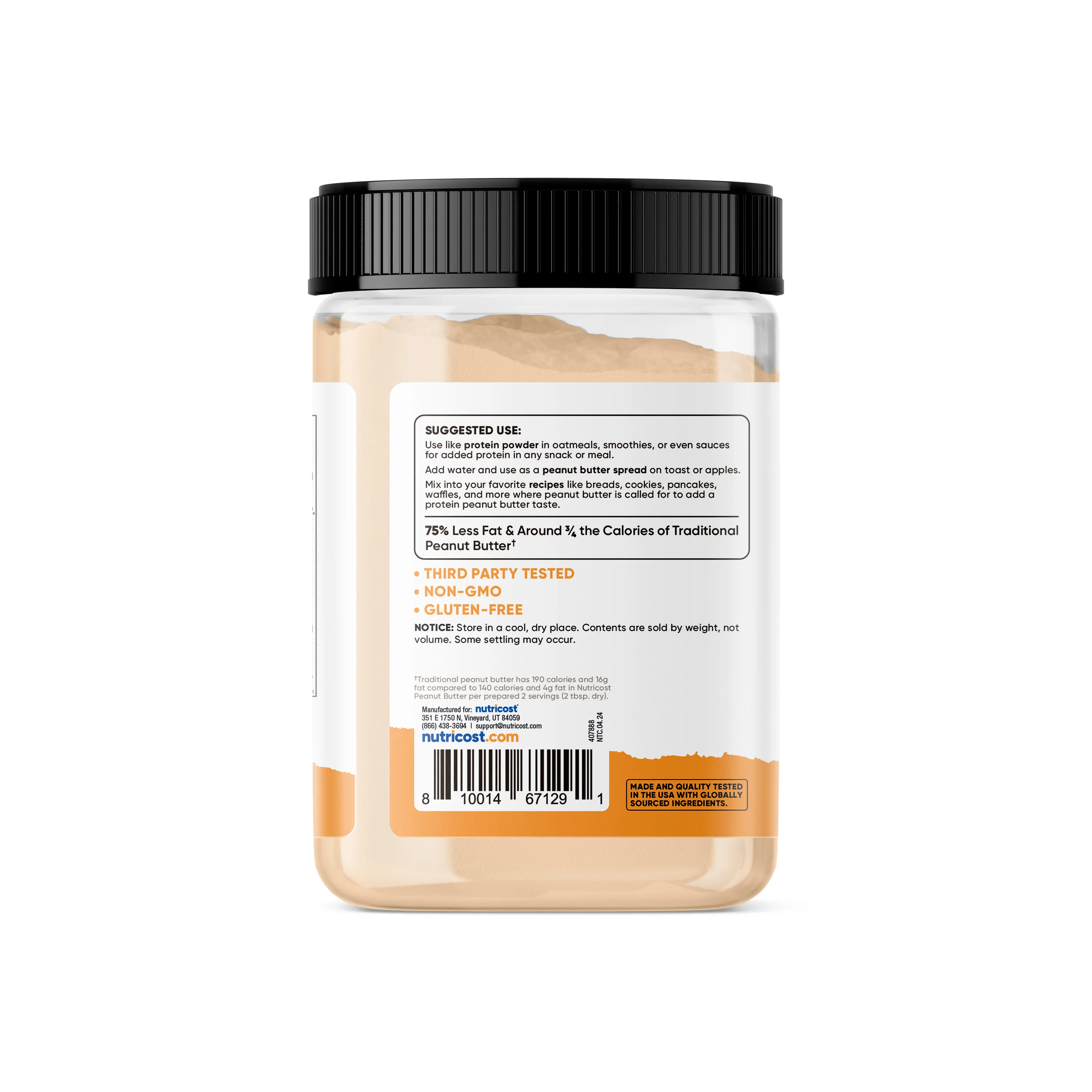 Nutricost Peanut Butter Powder - Image 3