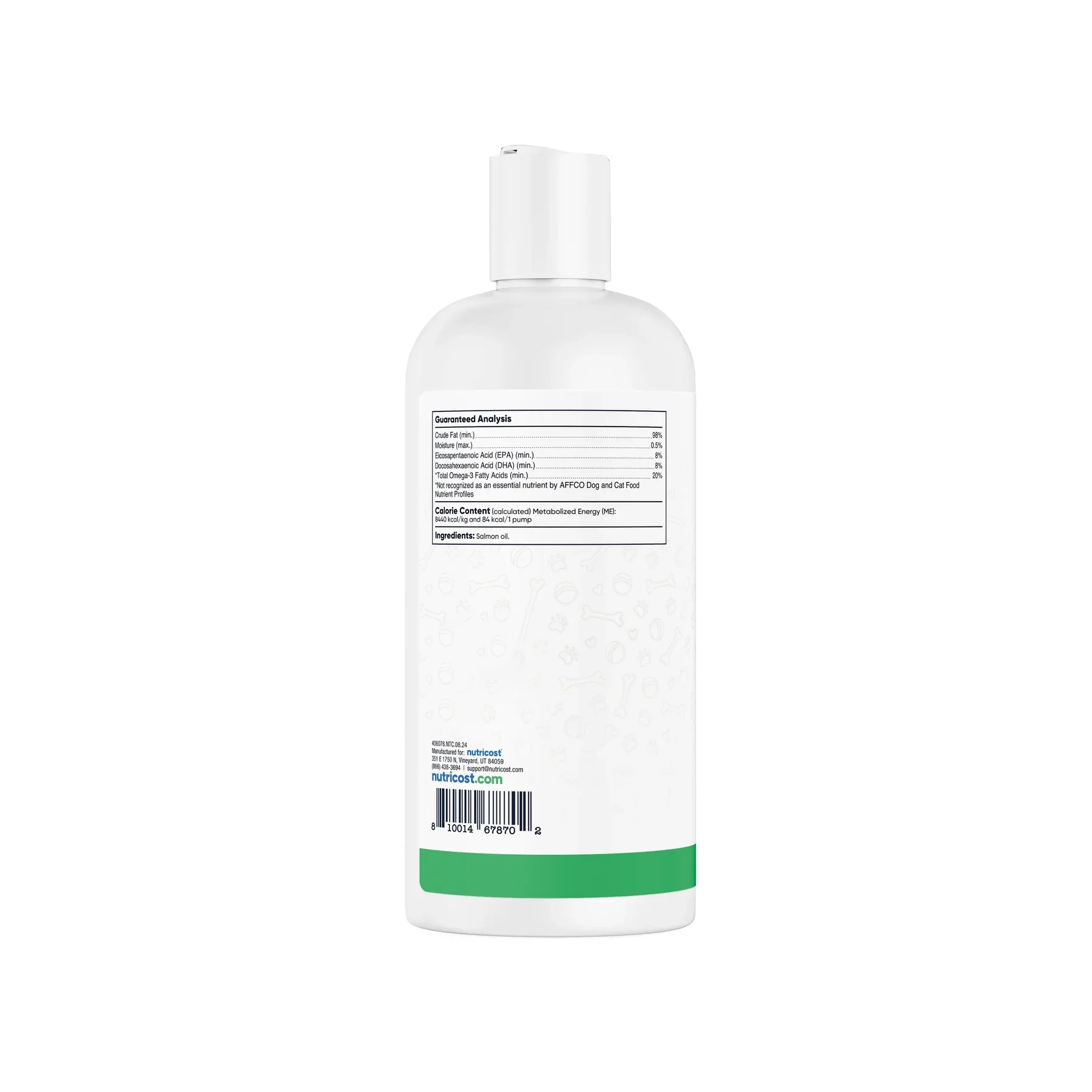 Nutricost Pets Alaskan Salmon Oil Liquid [32 OZ] - Image 3