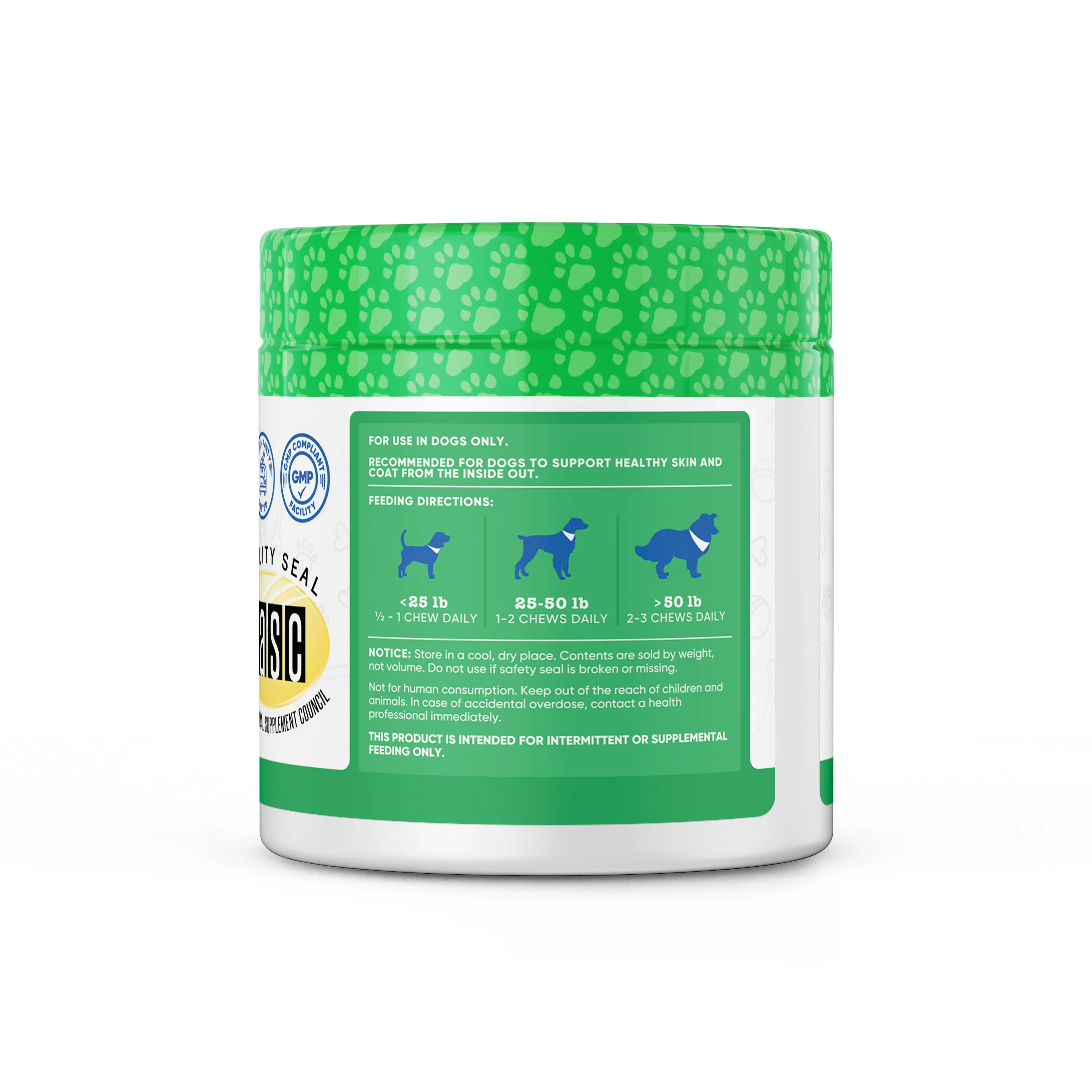 Nutricost Pets Skin & Coat Support [60 Chews] [Beef] - Image 2