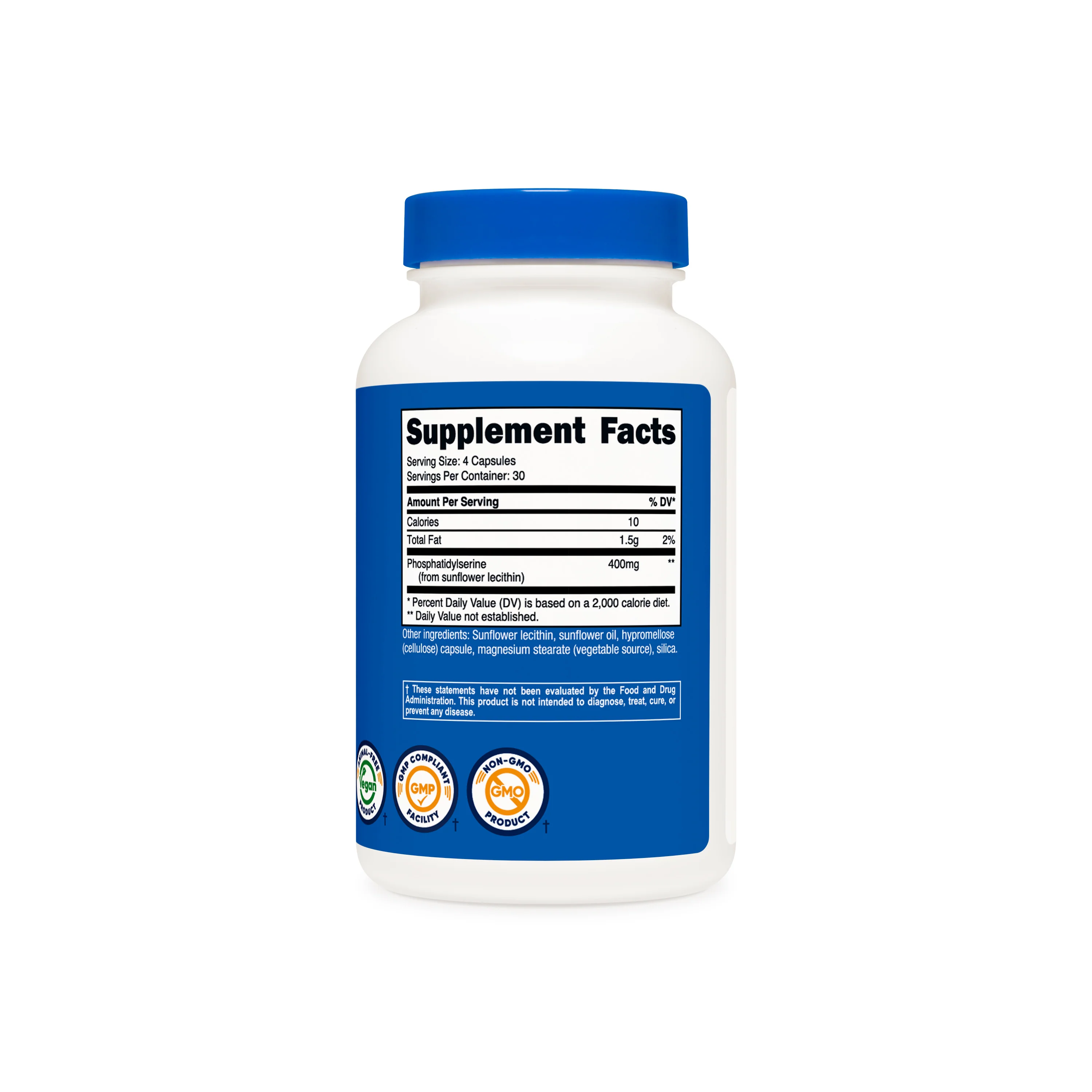 Nutricost Phosphatidyl Serine (Soy Free) Capsules - Image 3