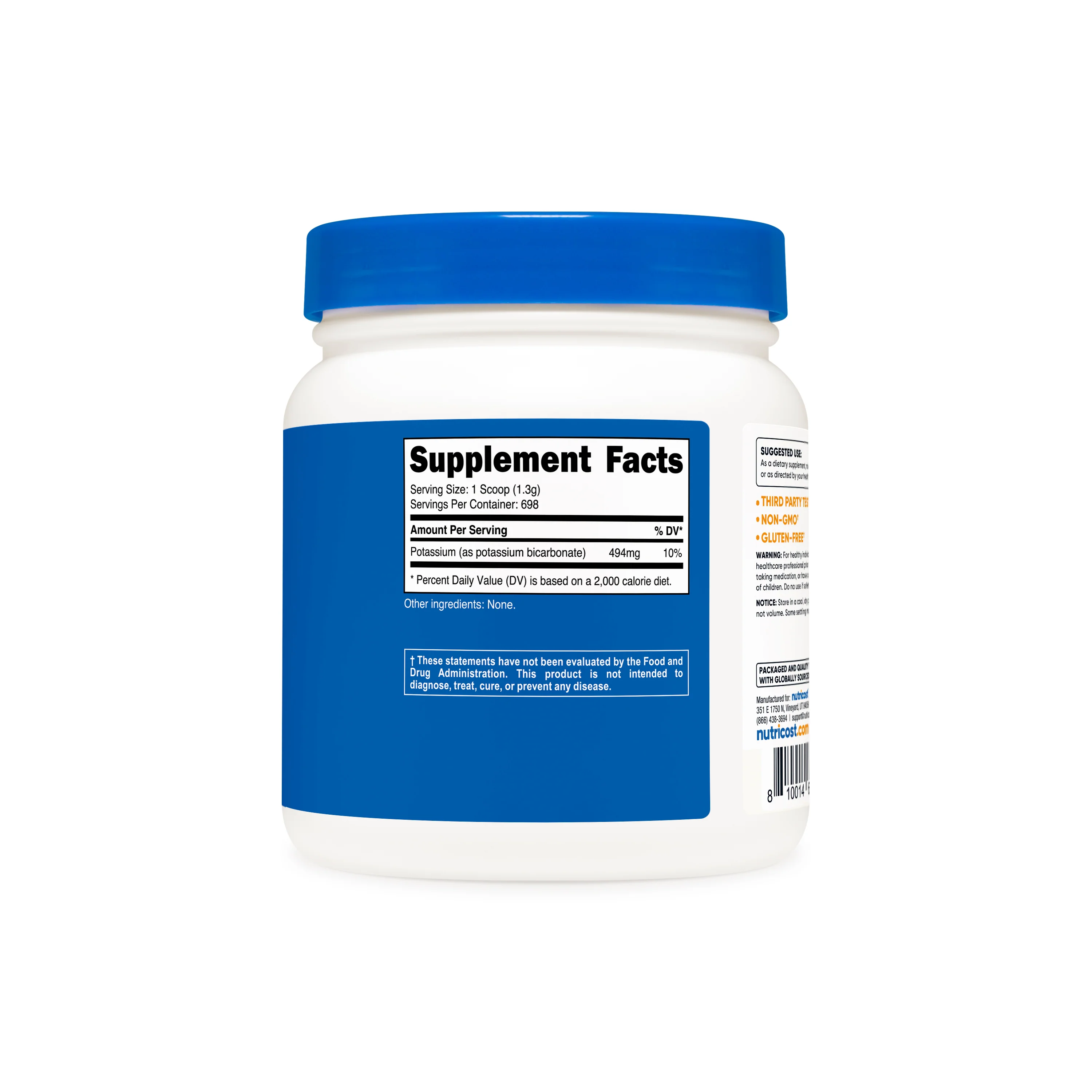 Nutricost Potassium Bicarbonate Powder - Image 2