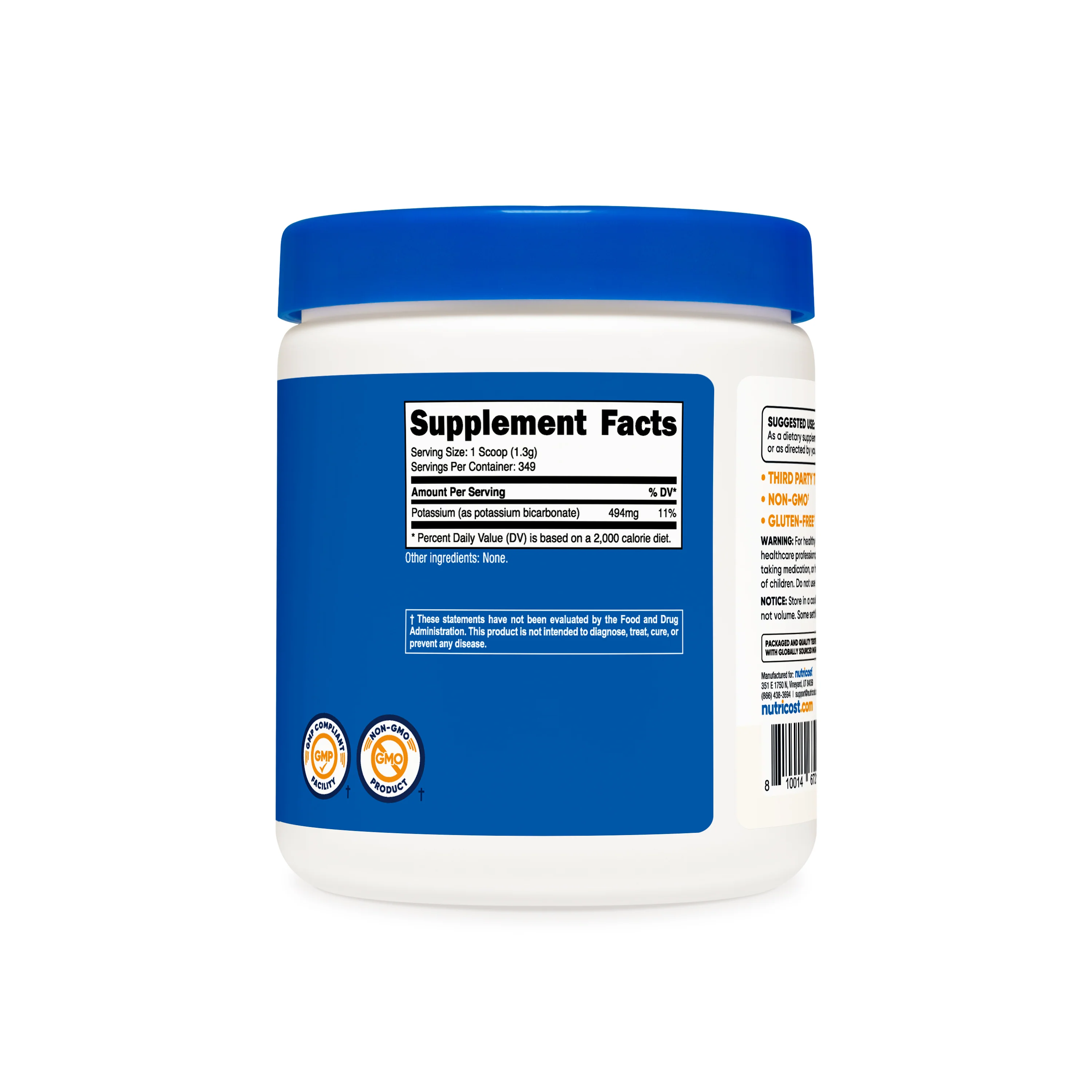 Nutricost Potassium Bicarbonate Powder - Image 5