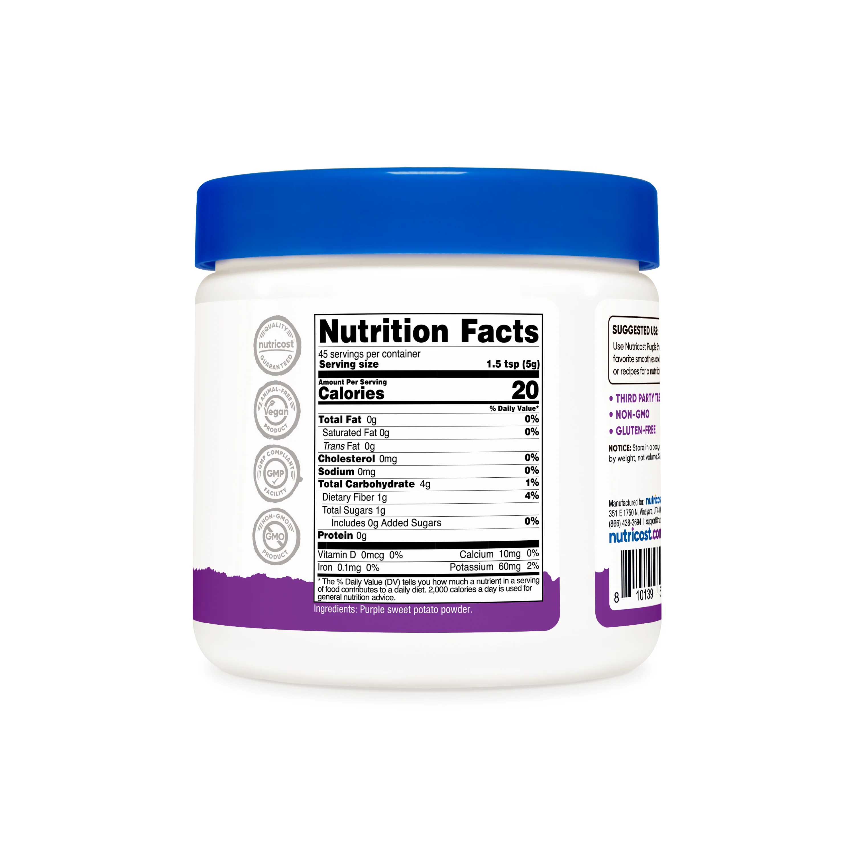 Nutricost Pantry Purple Sweet Potato Powder - Image 2