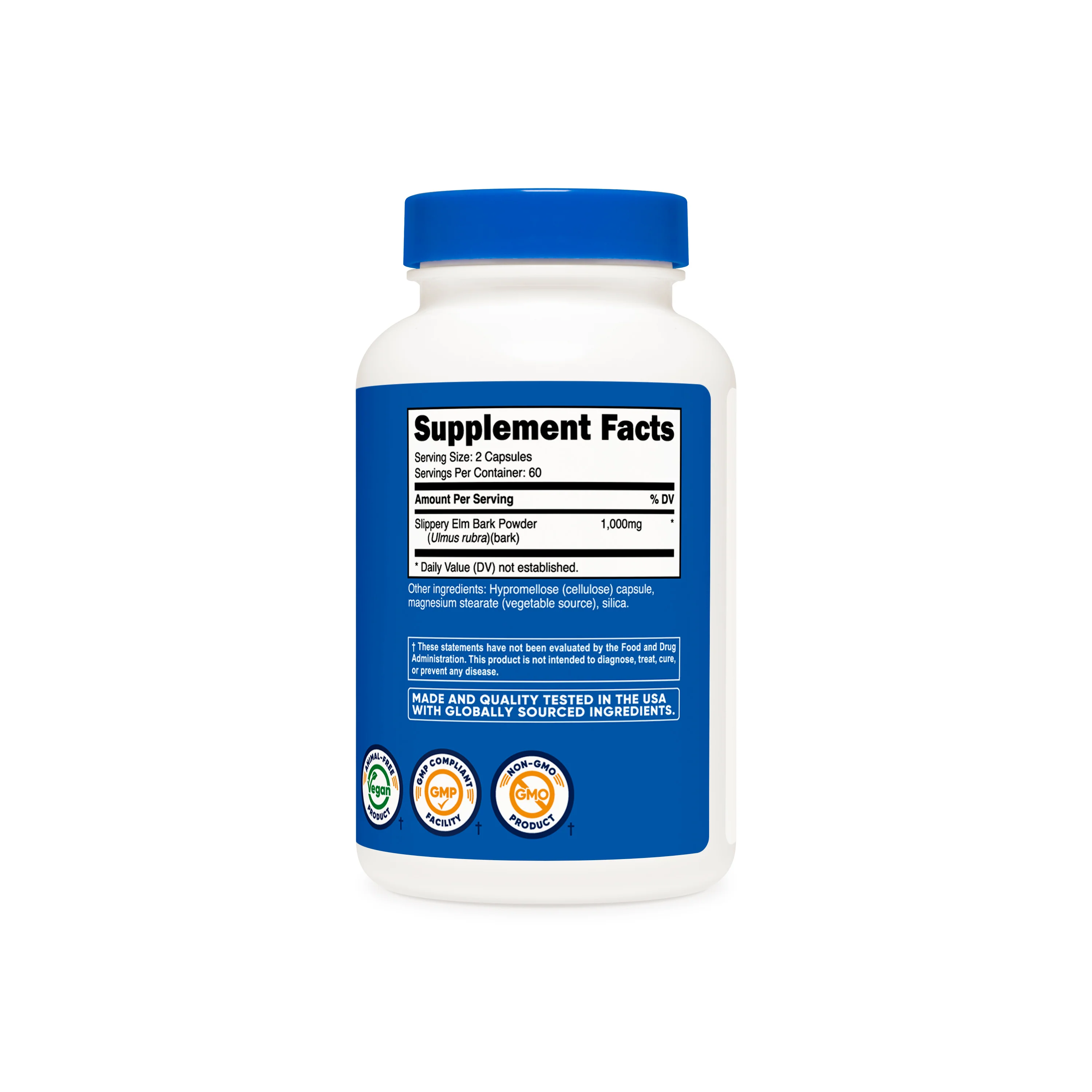 Nutricost Slippery Elm Bark Capsules - Image 2