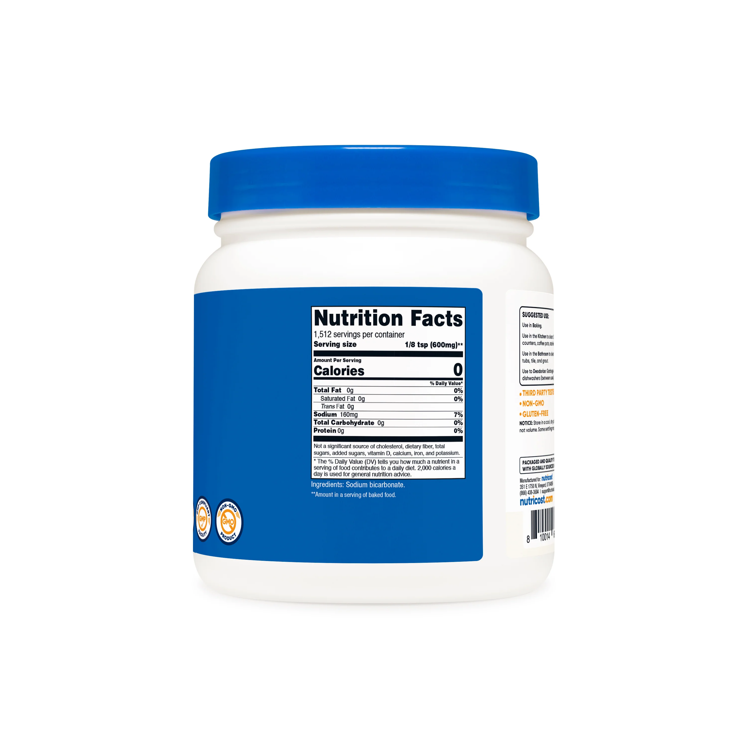 Nutricost Sodium Bicarbonate Powder - Image 2
