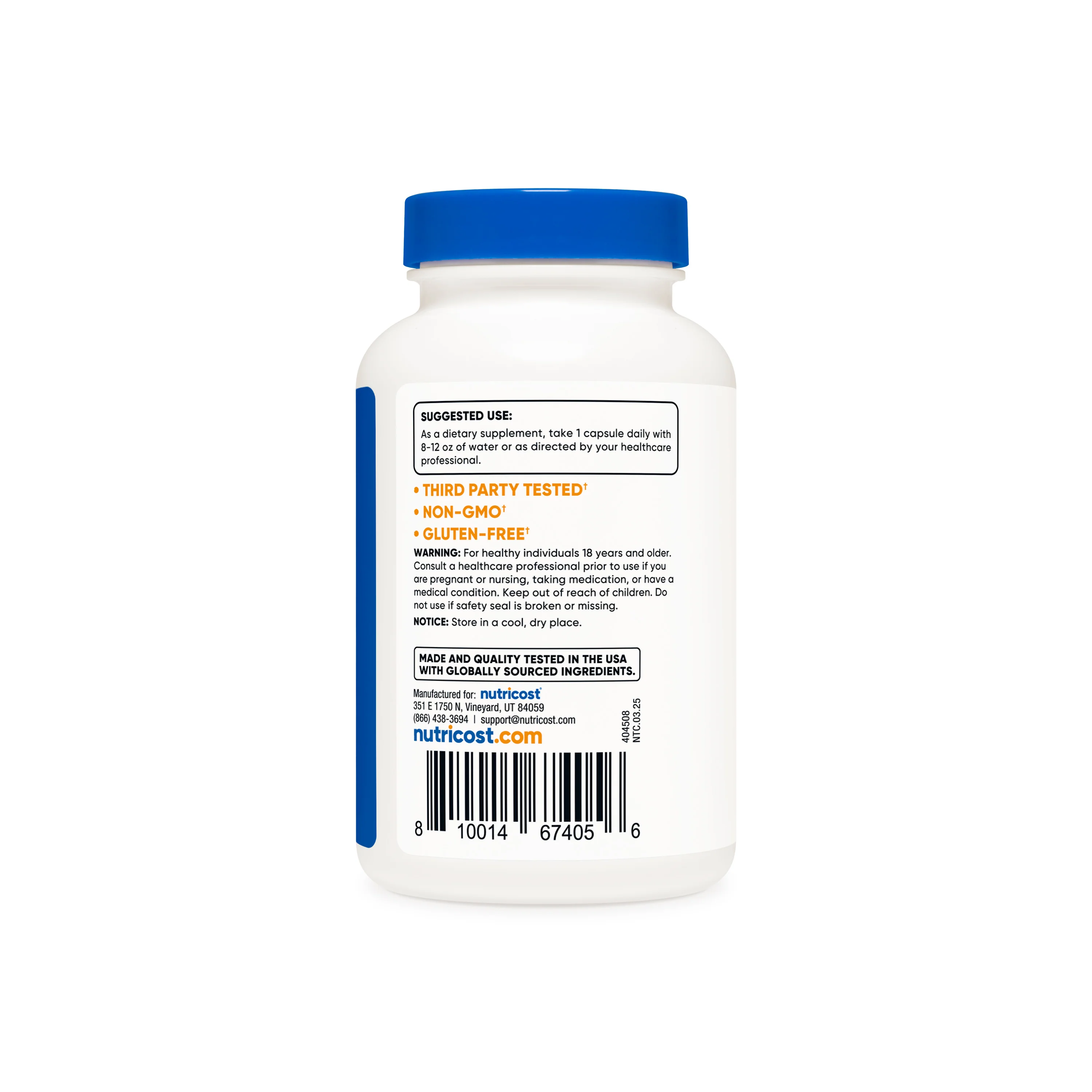 Nutricost Soy Isoflavones (150 MG) (180 CAP) - Image 3