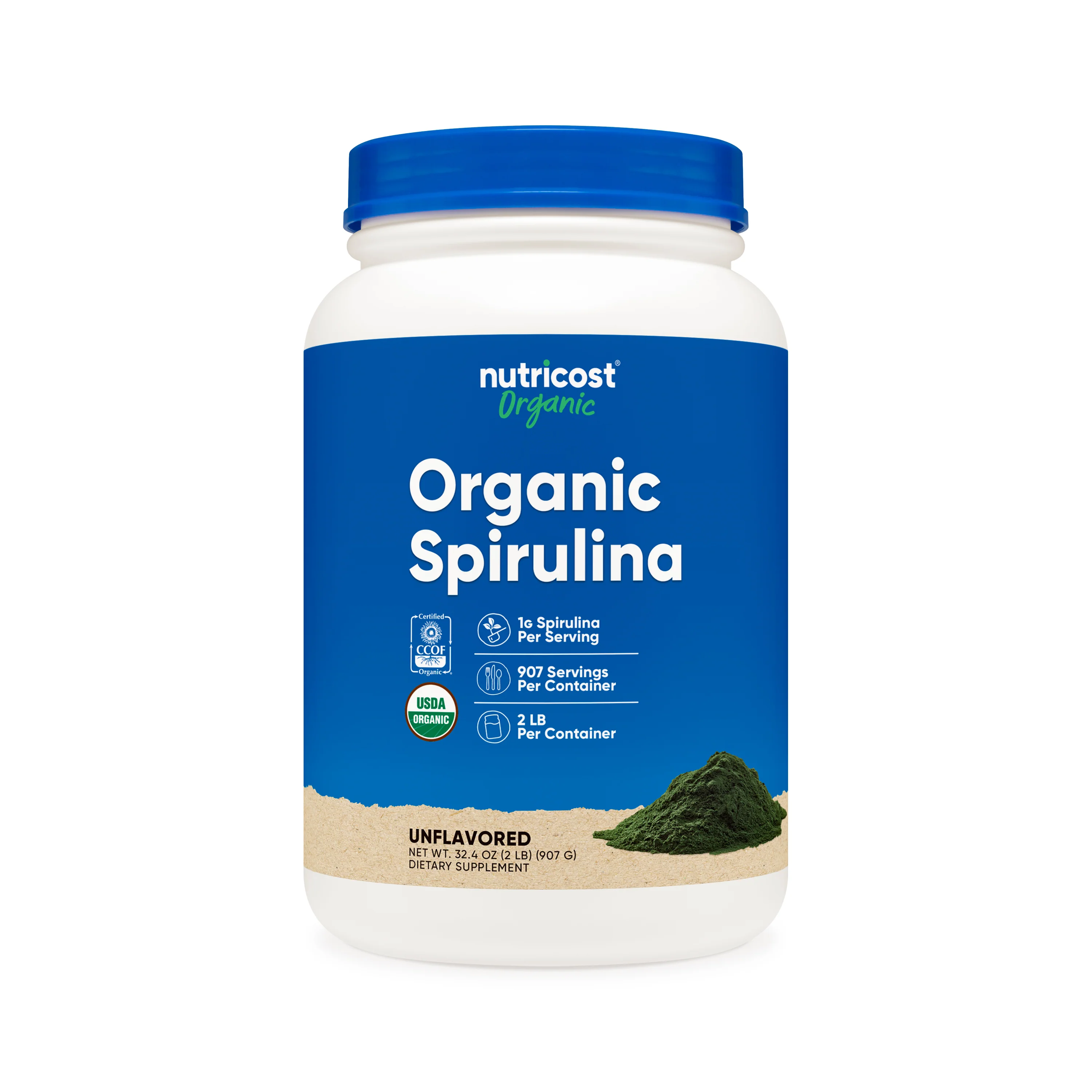 Nutricost Organic Spirulina Powder - Image 4