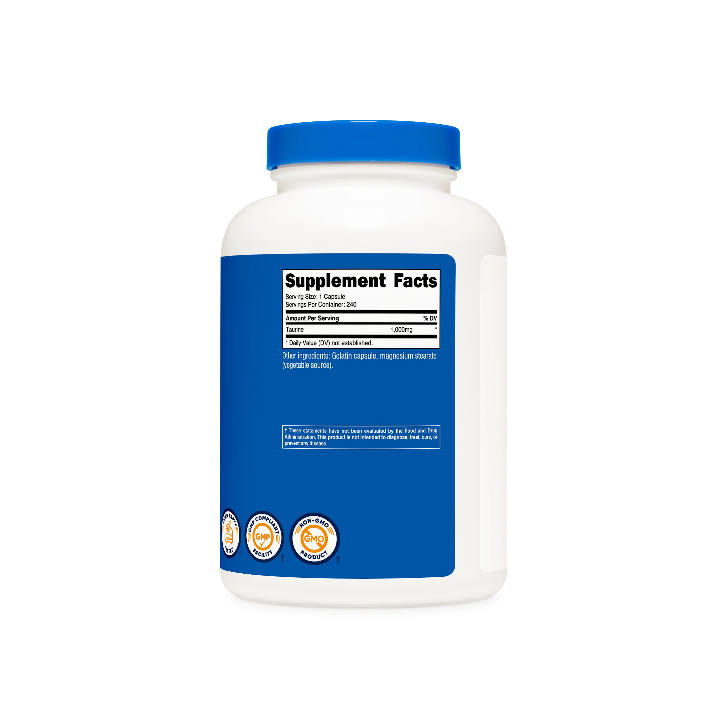 Nutricost Taurine Capsules - Image 2