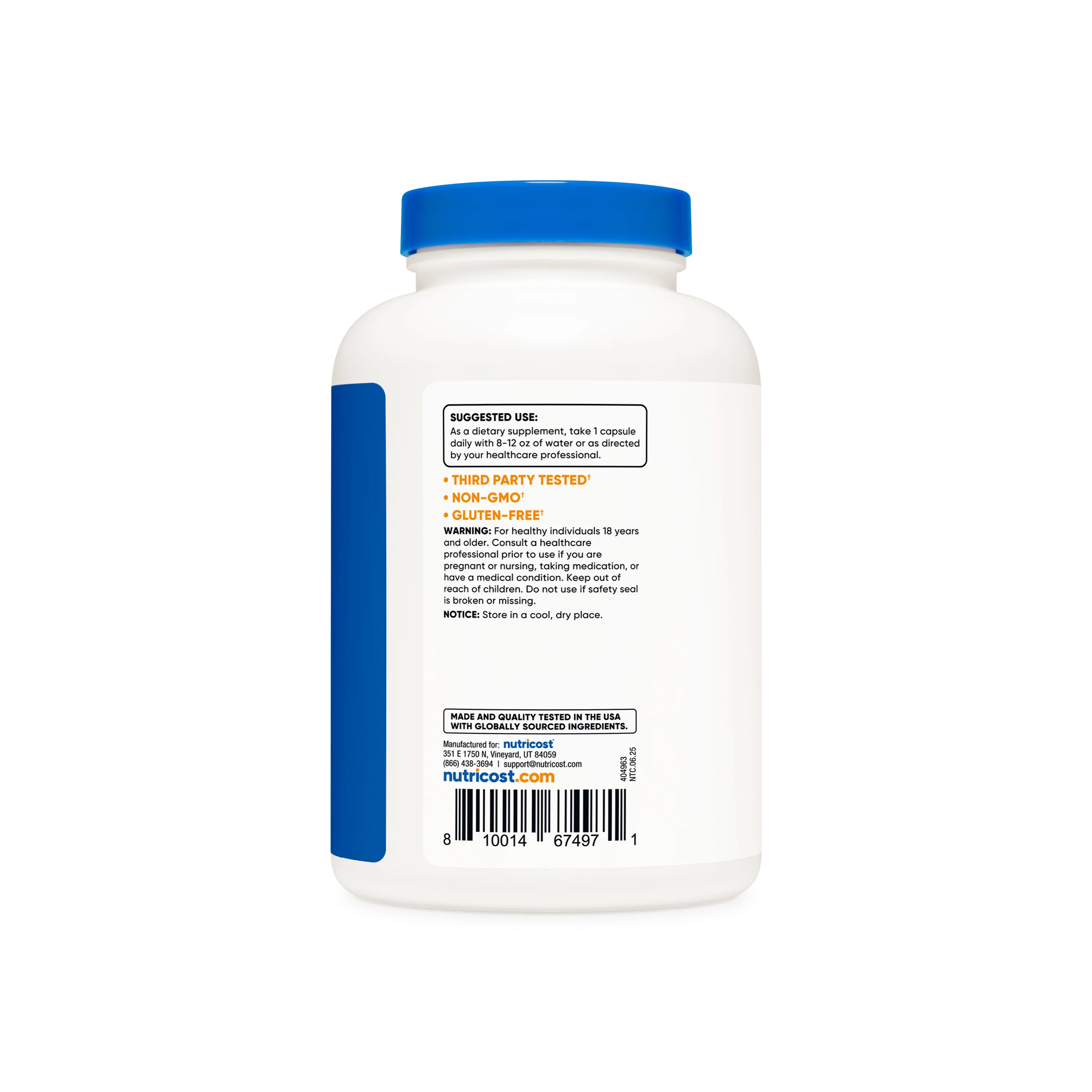 Nutricost Taurine Capsules - Image 3