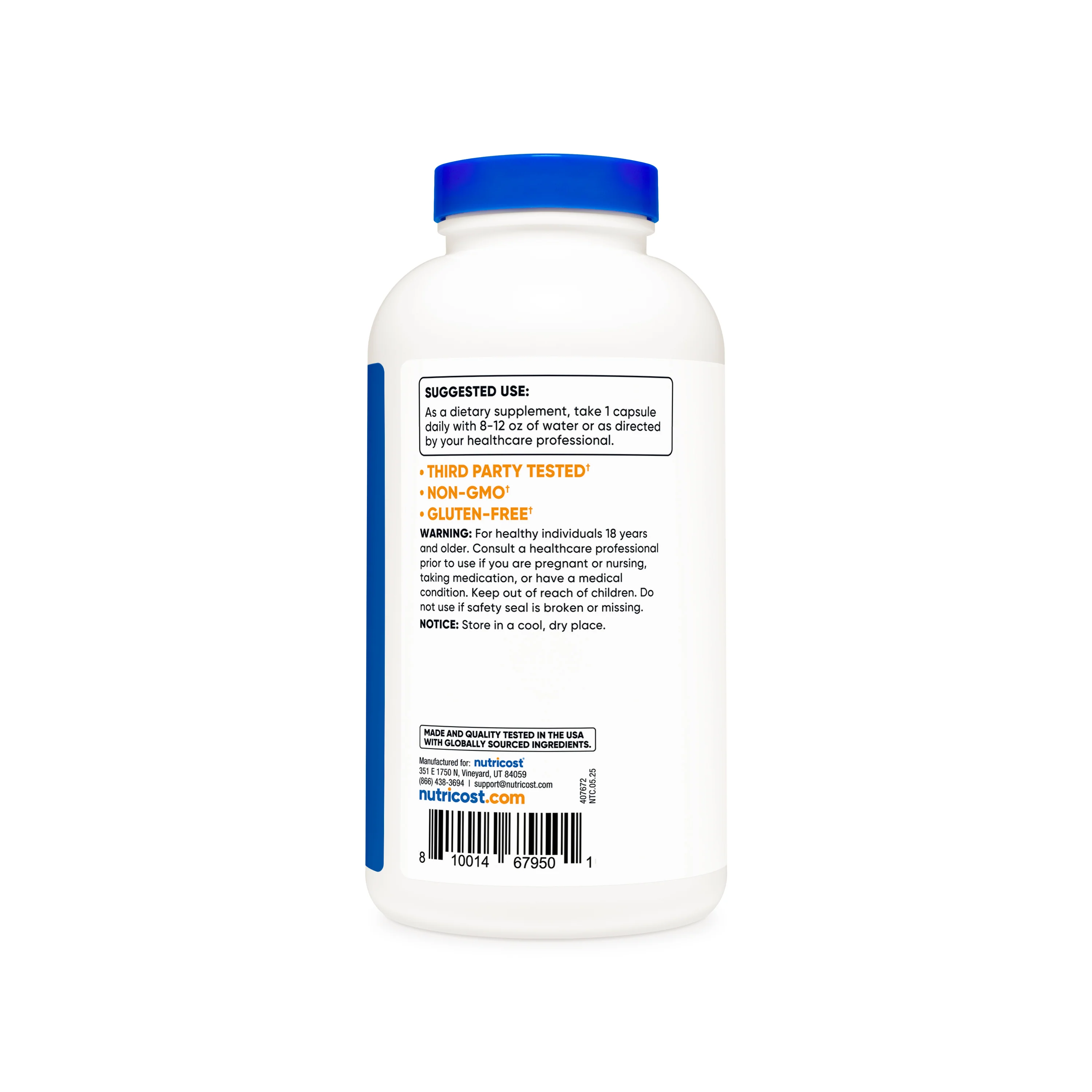 Nutricost Taurine Capsules - Image 6
