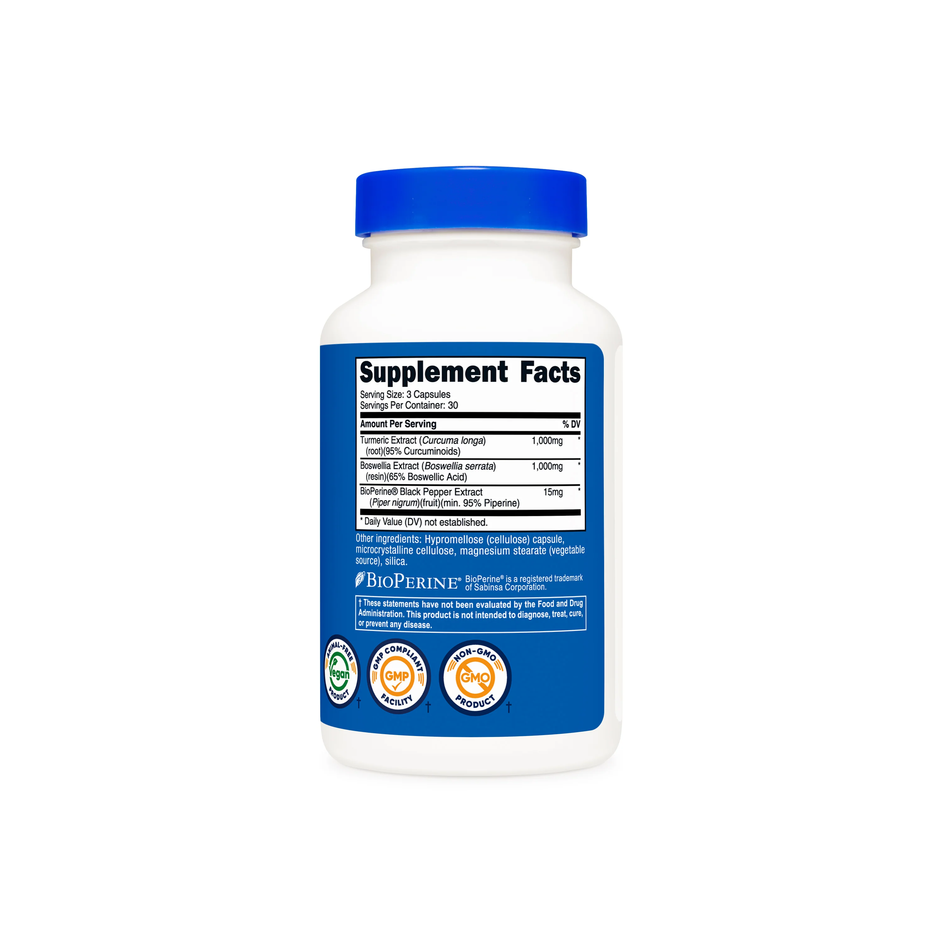 Nutricost Turmeric + Boswellia Capsules - Image 2