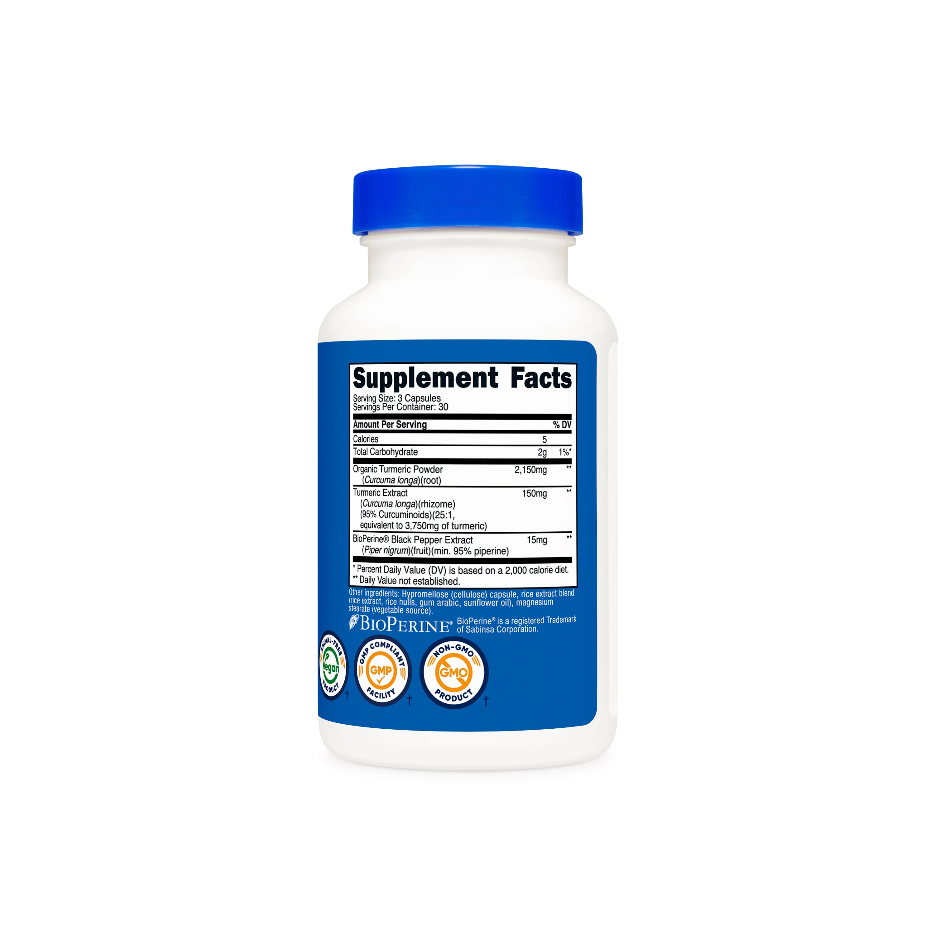 Nutricost Turmeric Capsules - Image 2