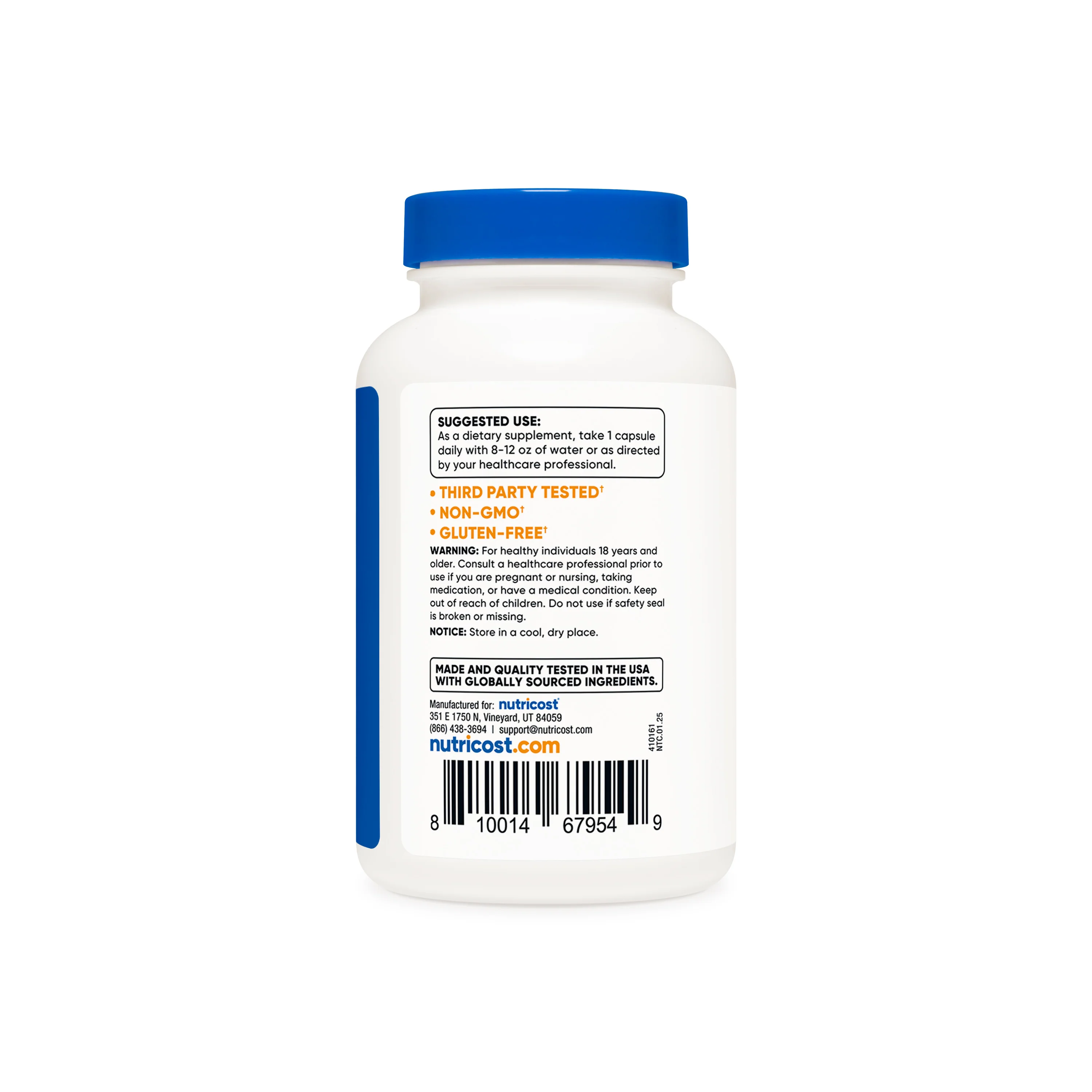 Nutricost Vitamin B1 Thiamine Capsules - Image 3