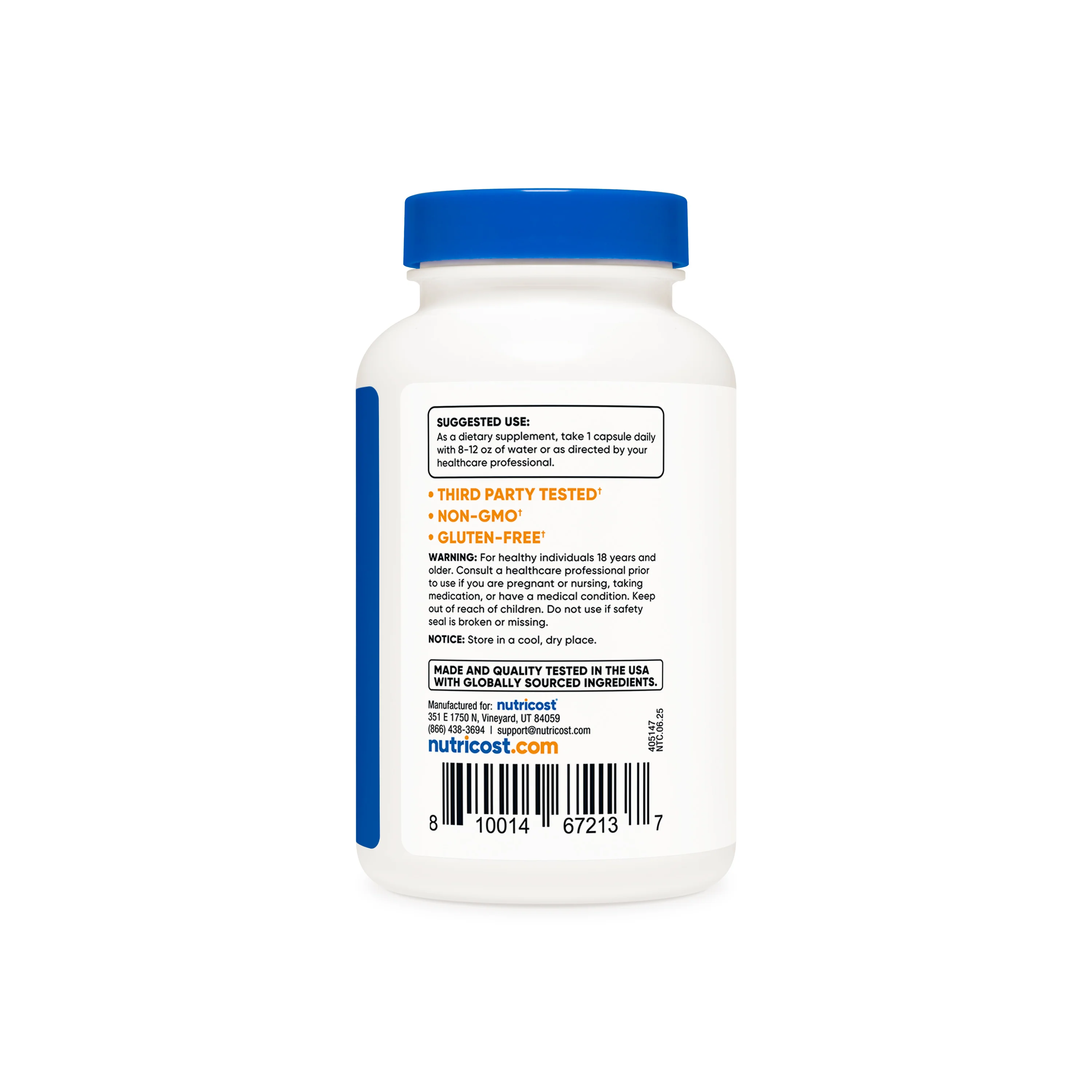 Nutricost Vitamin B12 Capsules - Image 3