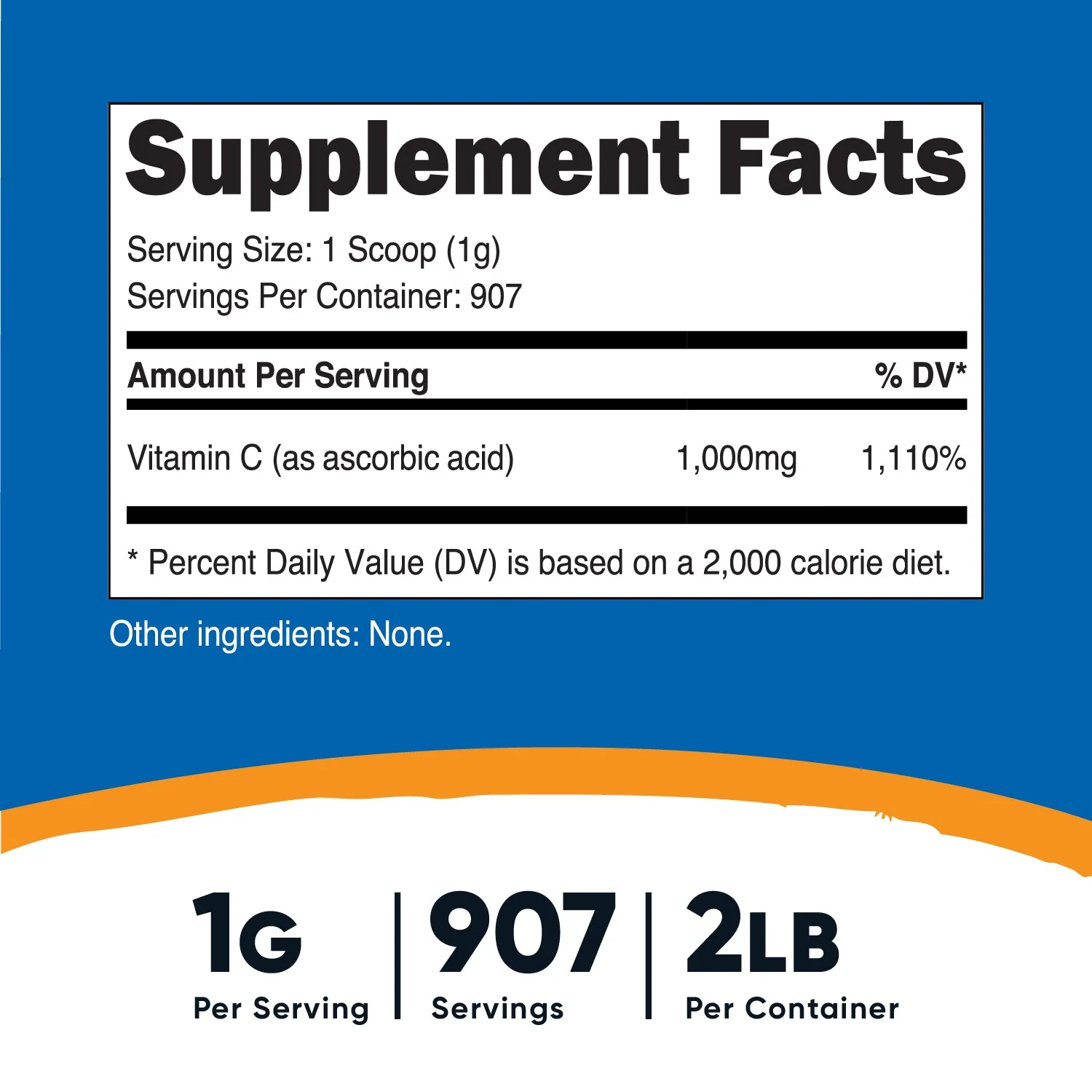 Nutricost Vitamin C Powder - Image 7