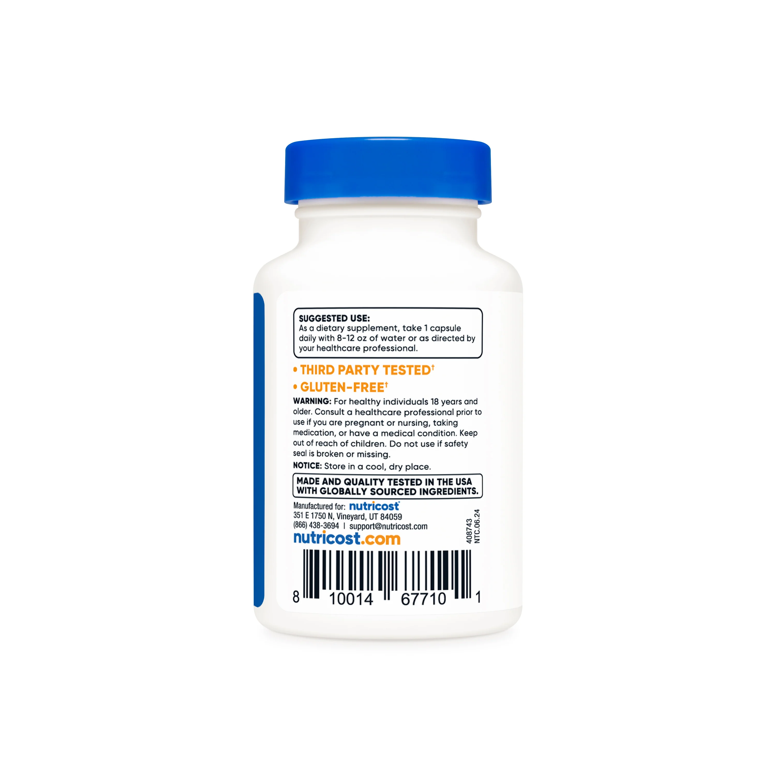 Nutricost Vitamin C with Rose Hips Capsules - Image 9