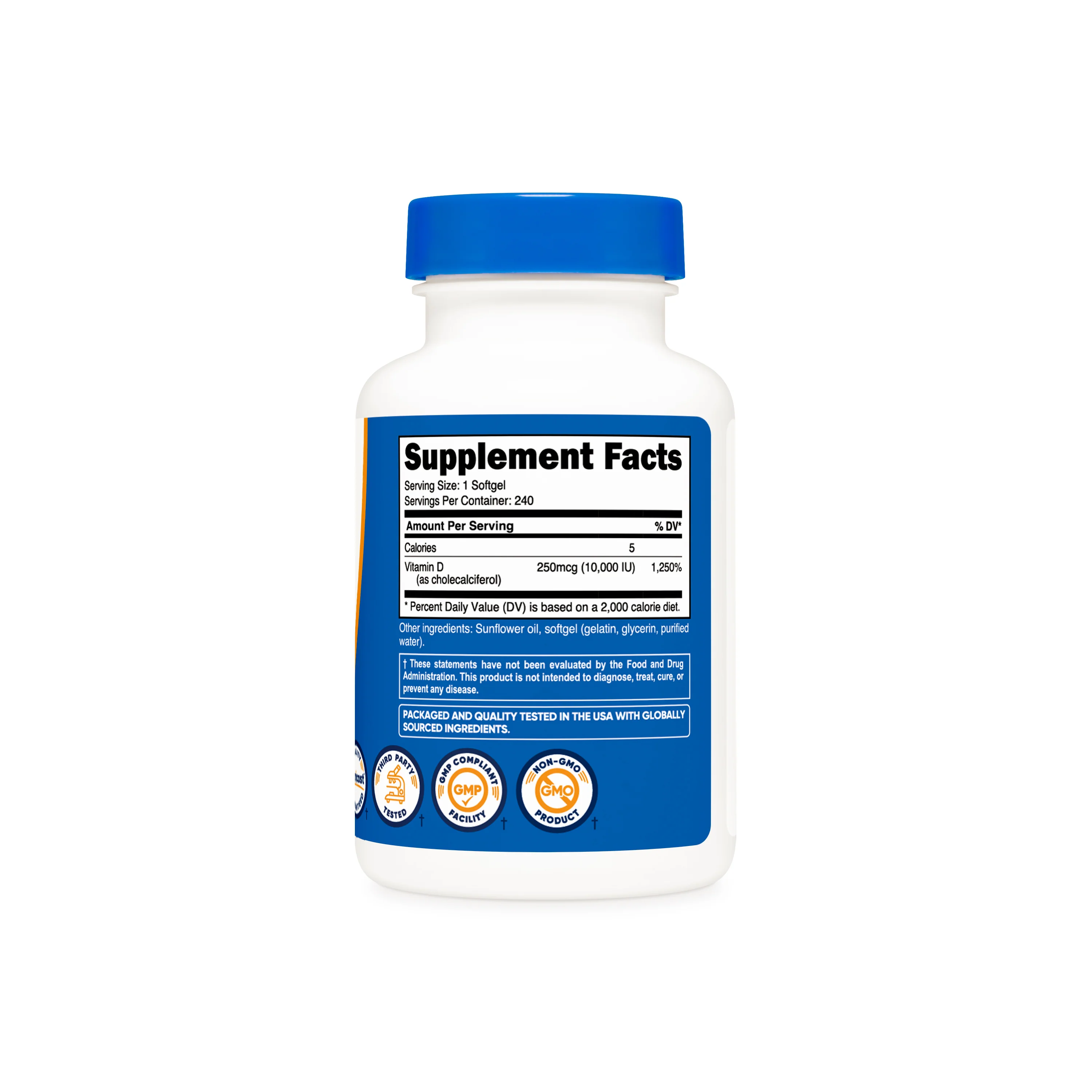 Nutricost Vitamin D3 Softgels - Image 5