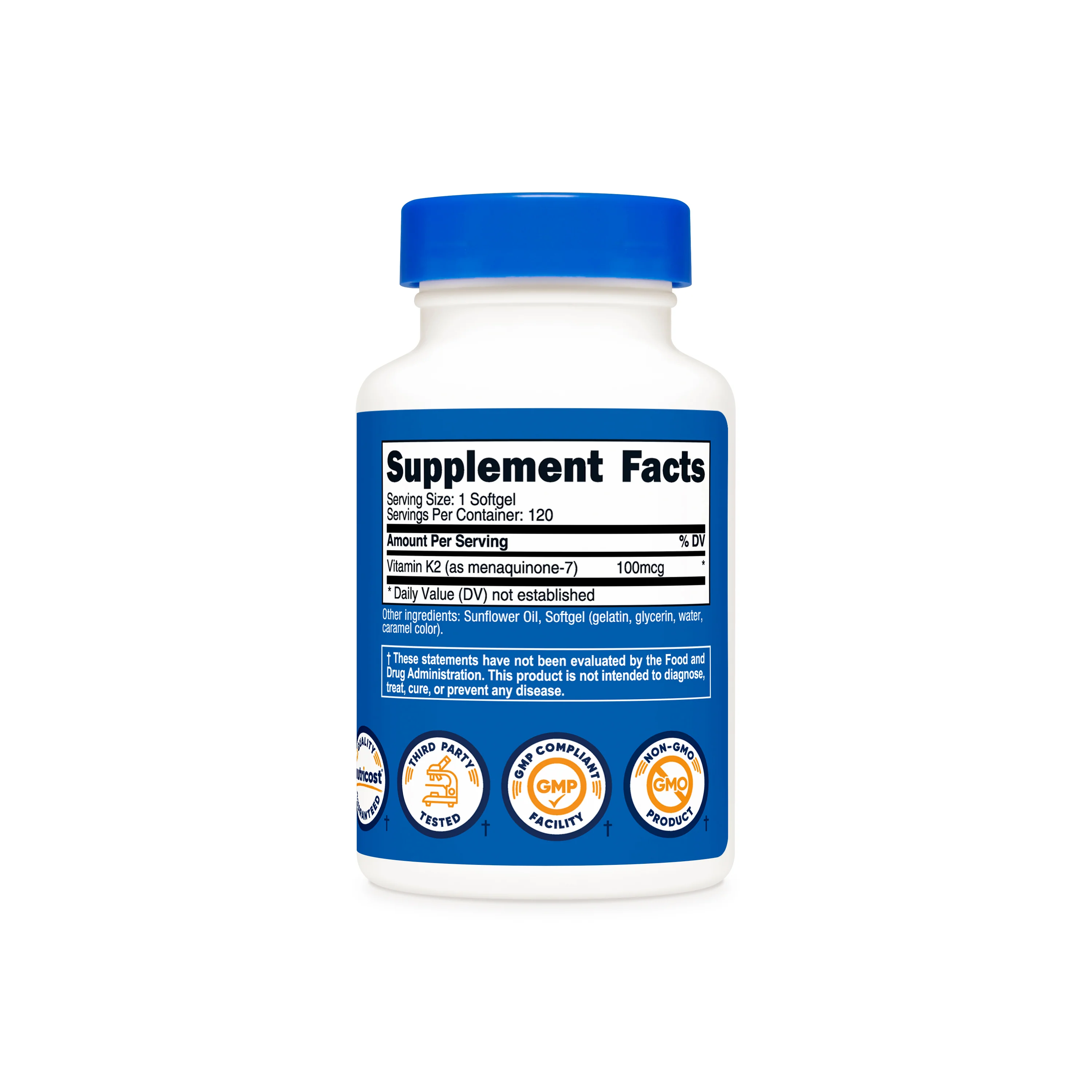 Nutricost Vitamin K2 MK-7 Softgels - Image 5