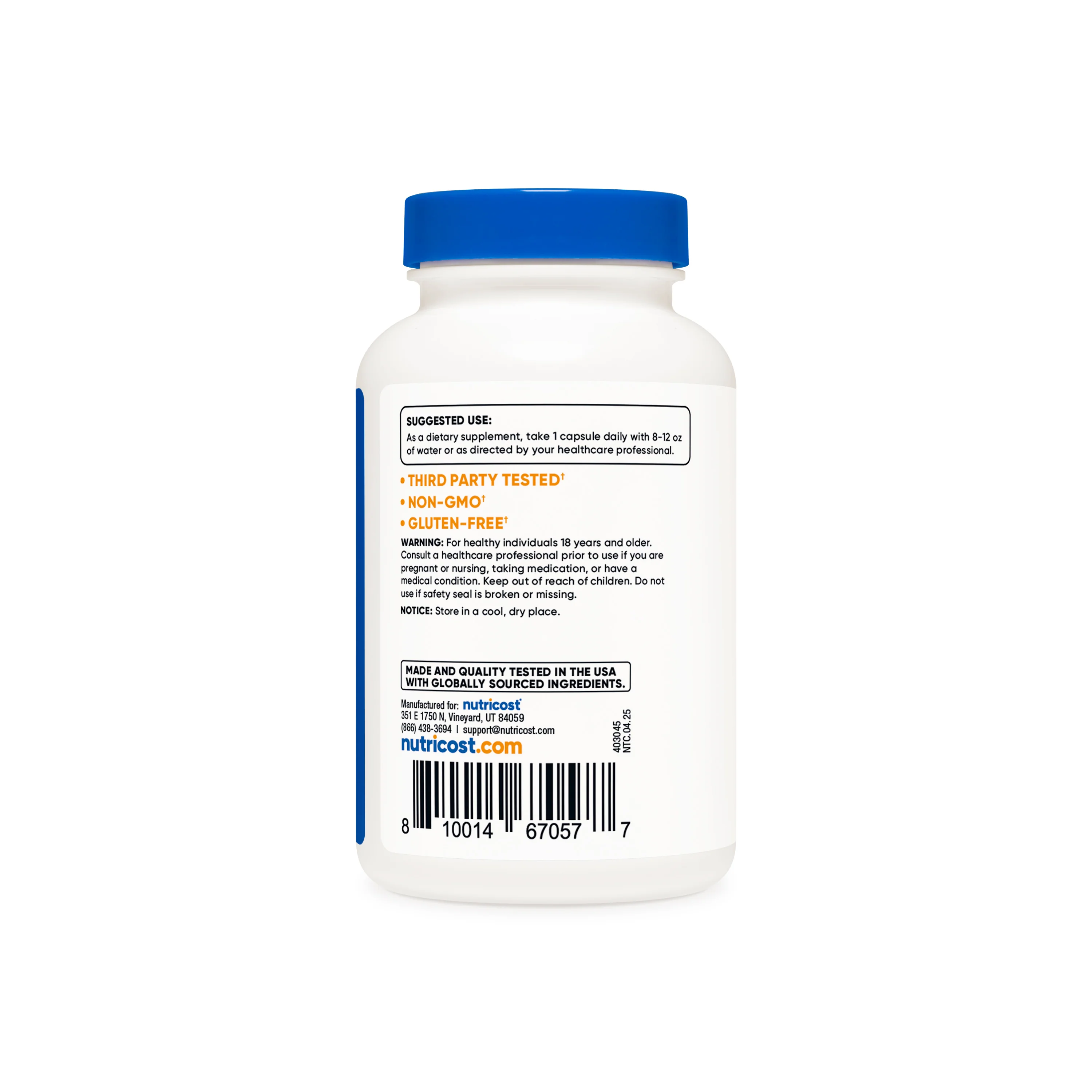 Nutricost White Kidney Bean Capsules - Image 3