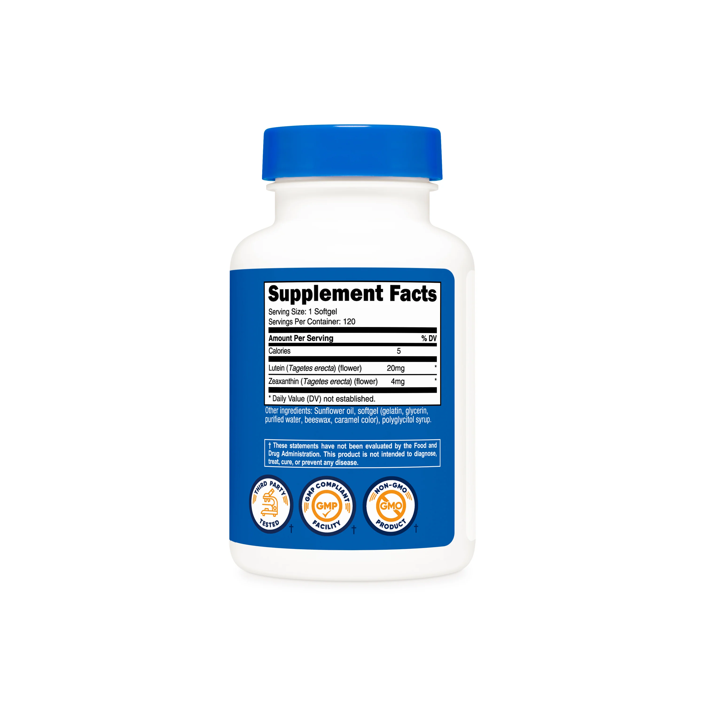 Nutricost Zeaxanthin (with Lutein) Softgels - Image 5
