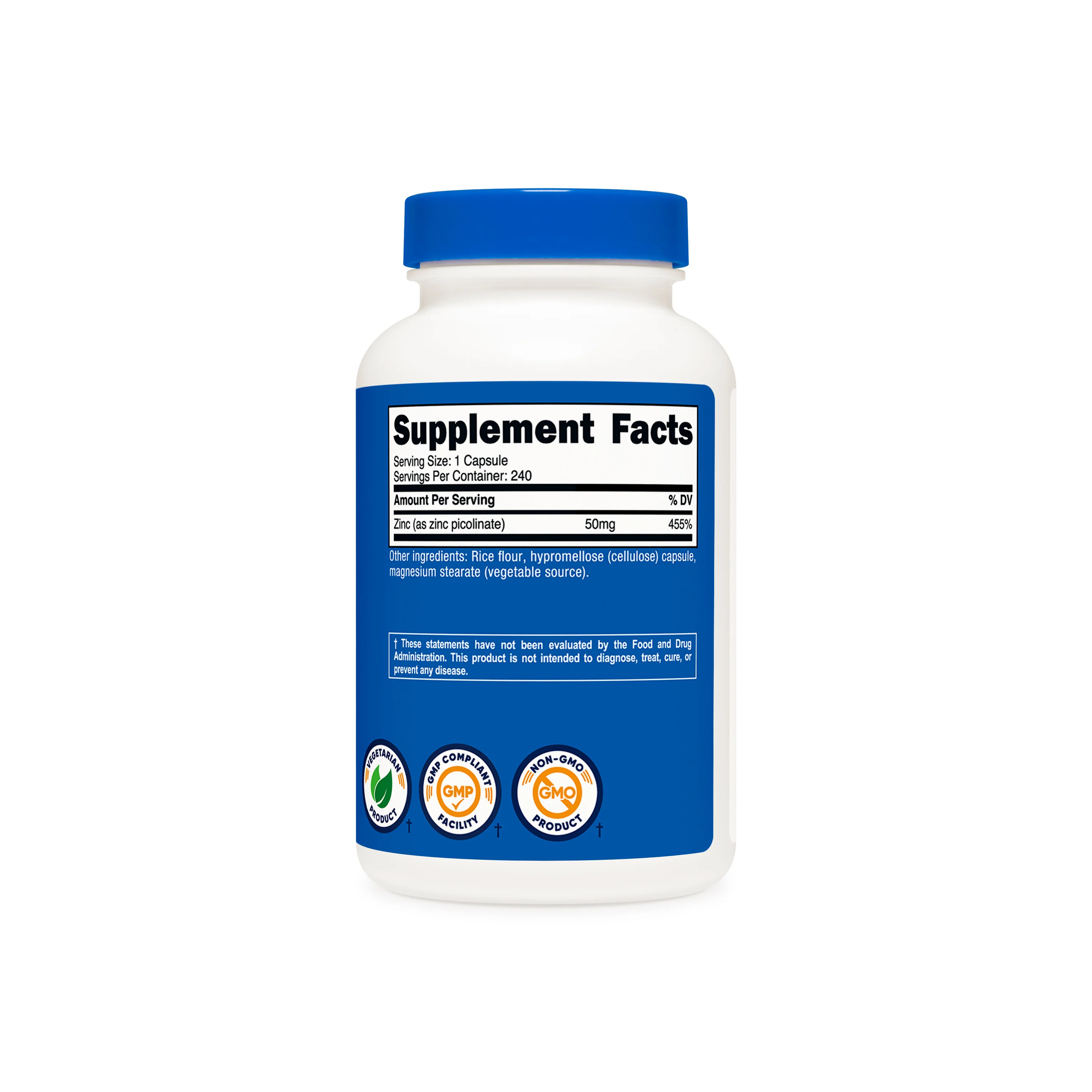 Nutricost Zinc Picolinate Capsules - Image 5