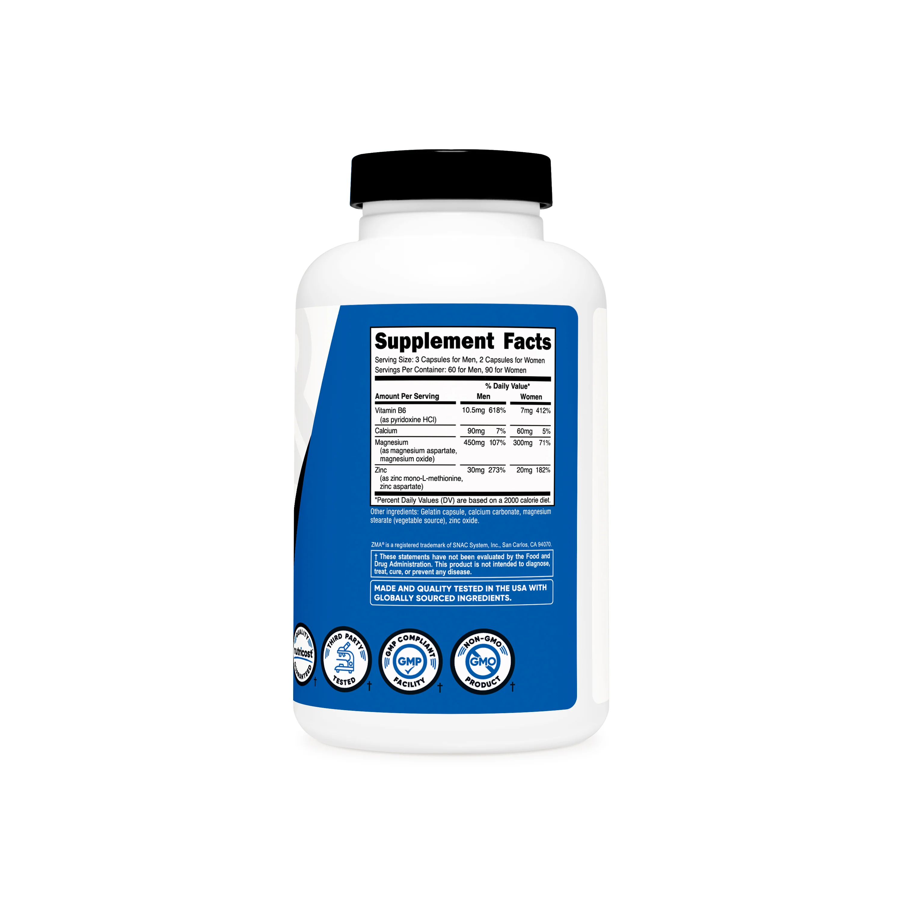 Nutricost ZMA Capsules - Image 2