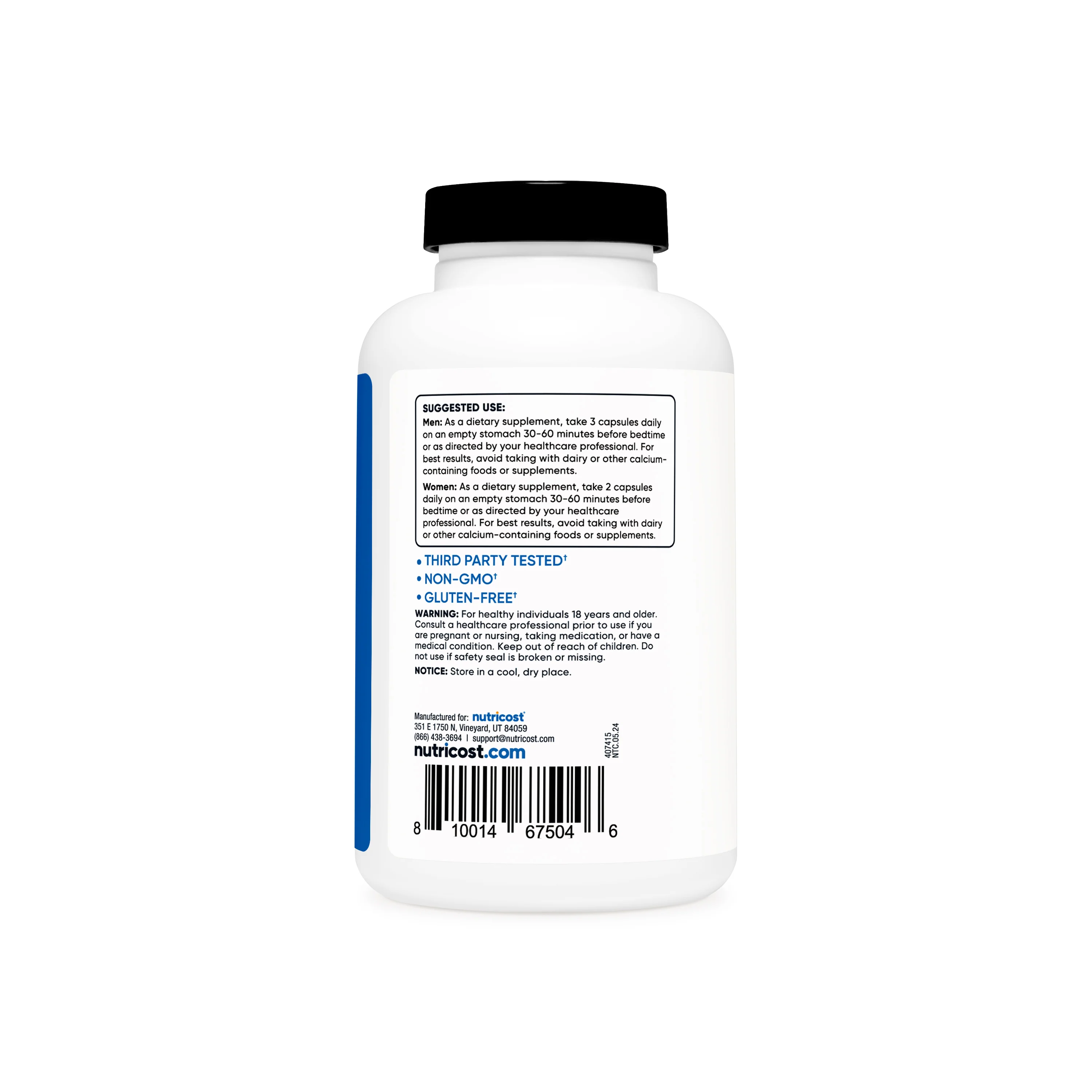Nutricost ZMA Capsules - Image 3