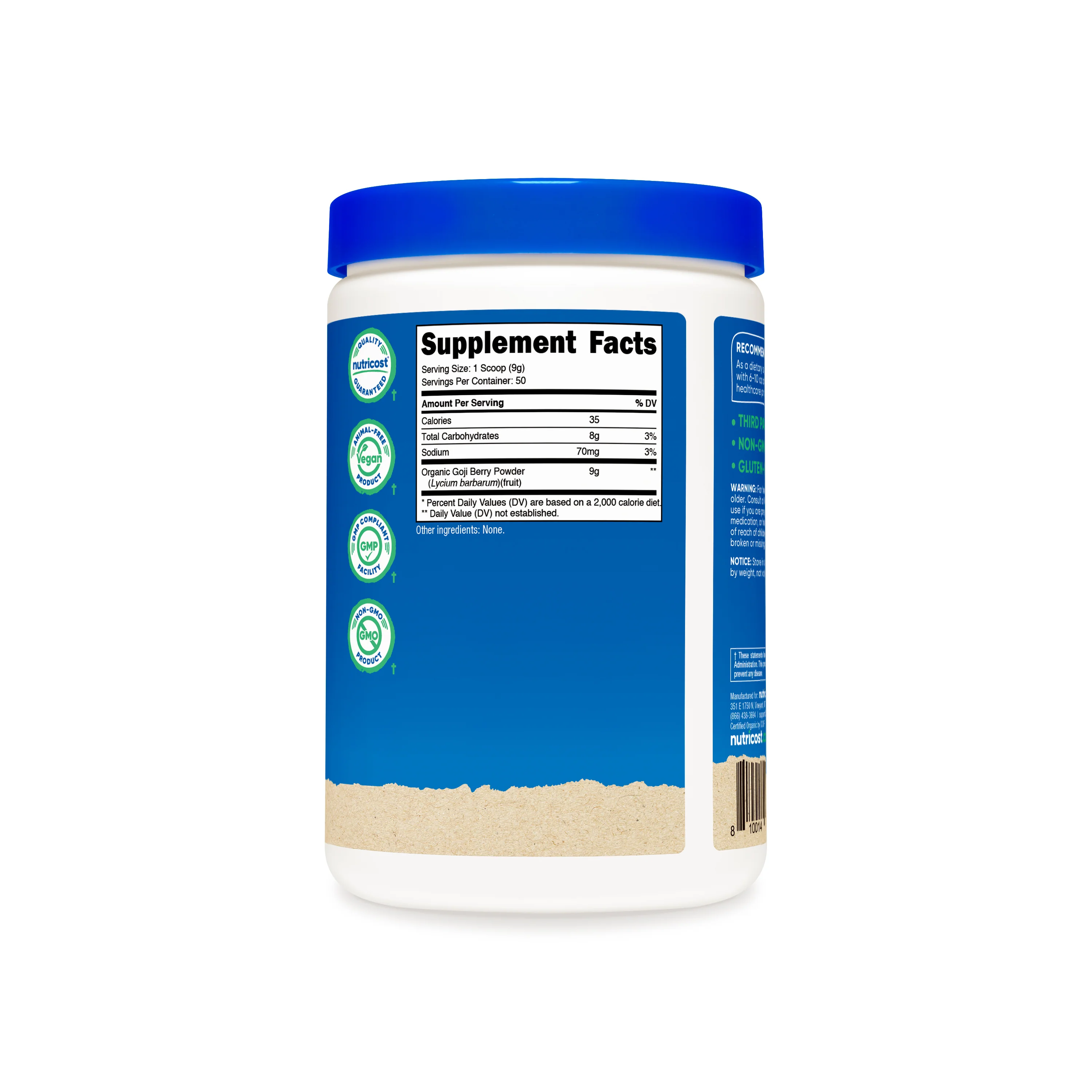 Nutricost Organic Goji Berry Powder - Image 2