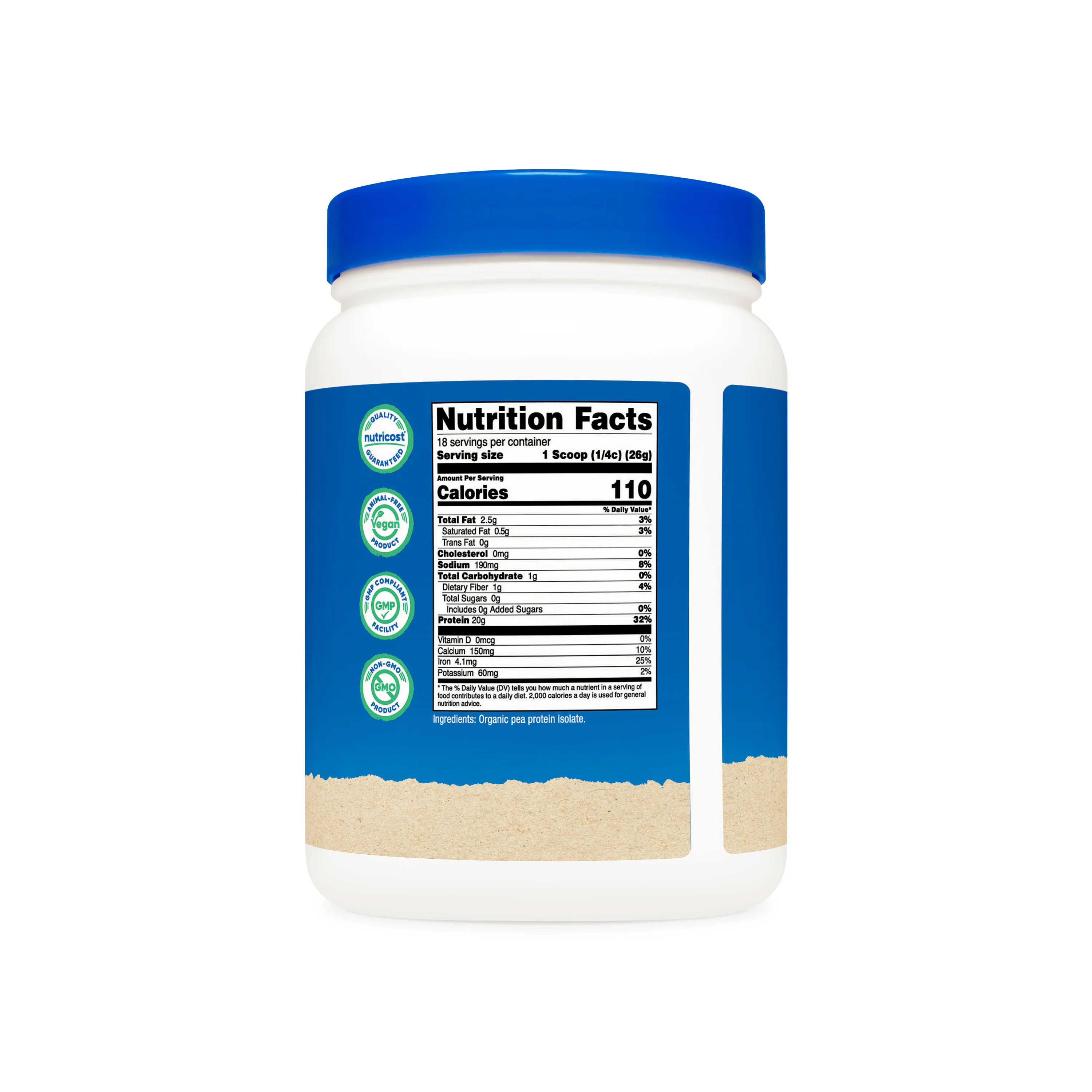 Nutricost Organic Pea Protein Powder - Image 10