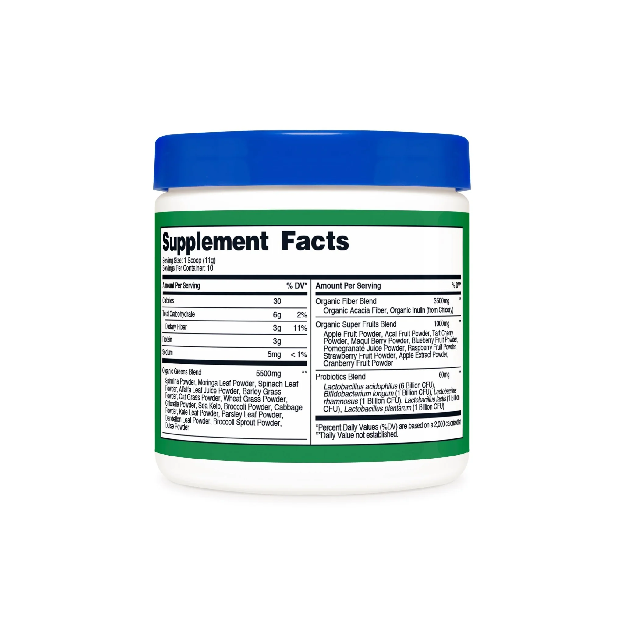 Nutricost Organic Super Greens Powder - 10 Servings - Image 4