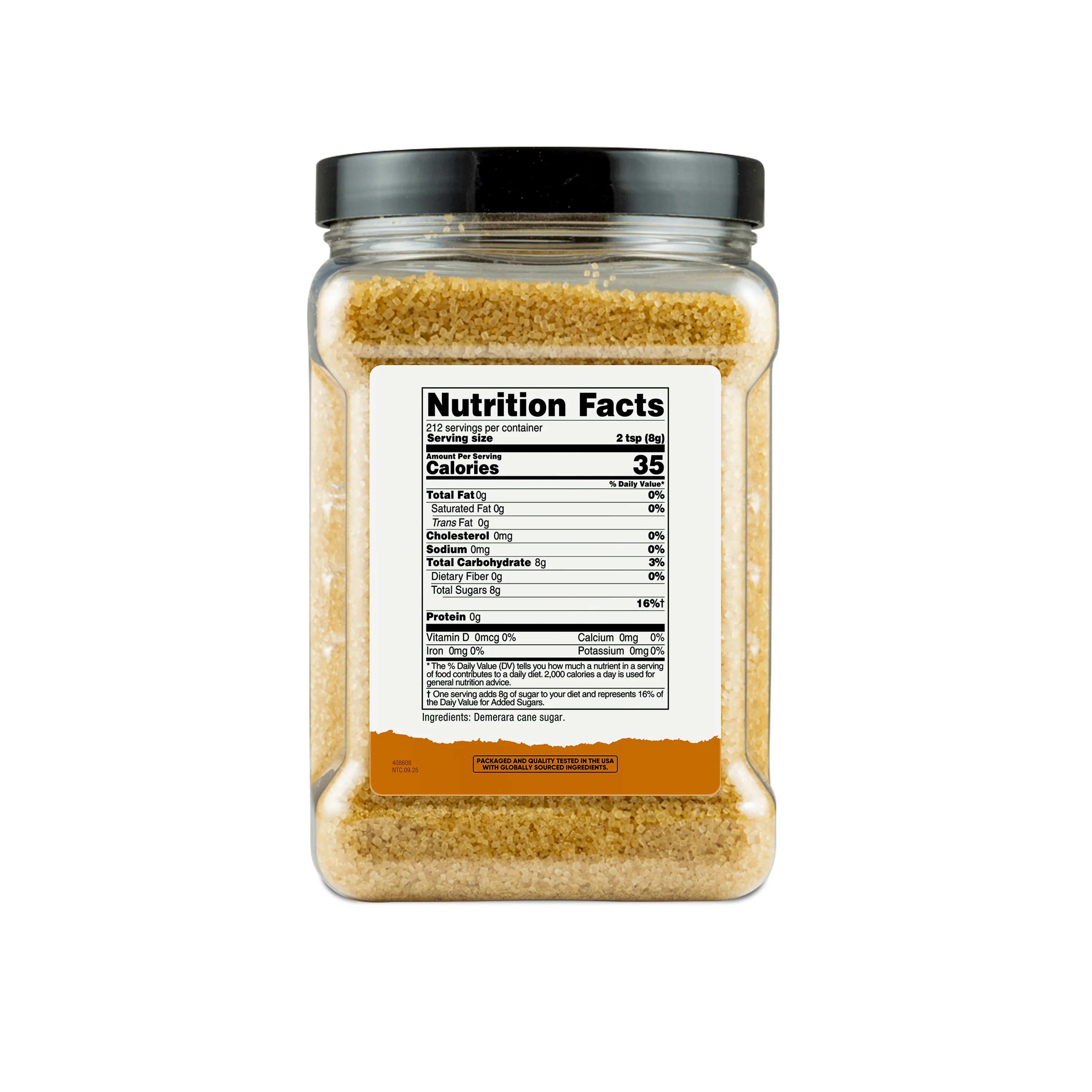 Nutricost Pantry Unrefined Demerara Sugar - Image 2
