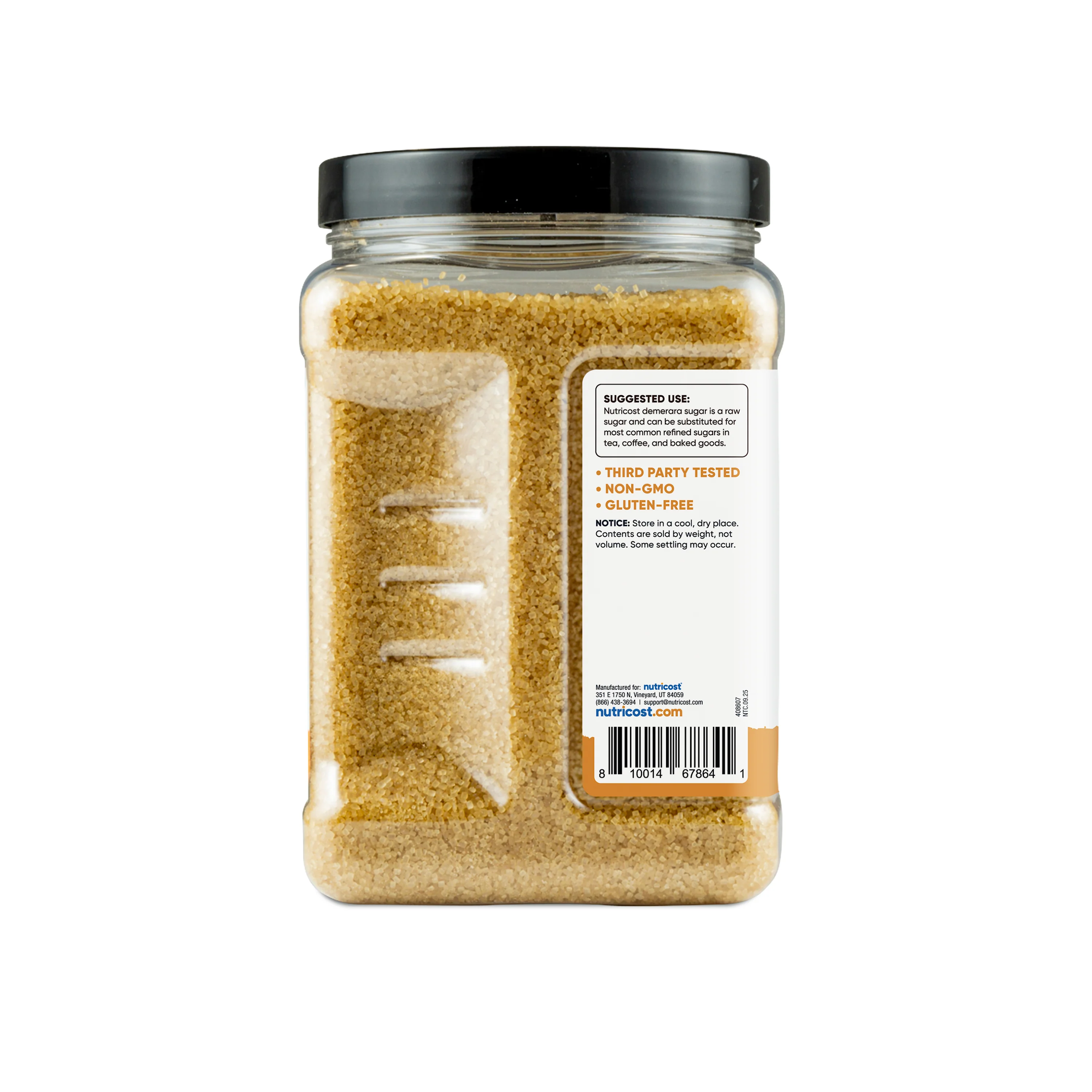 Nutricost Pantry Unrefined Demerara Sugar - Image 4